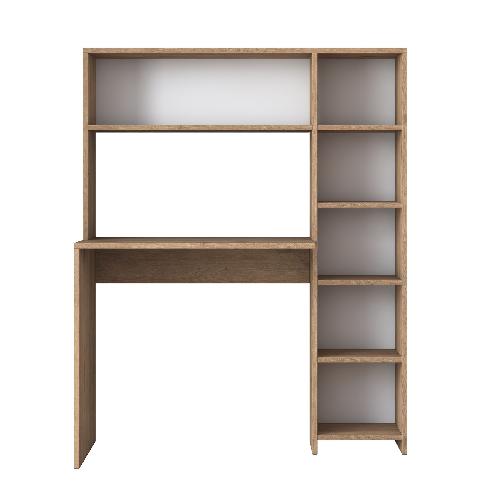 Desk with shelf Brown