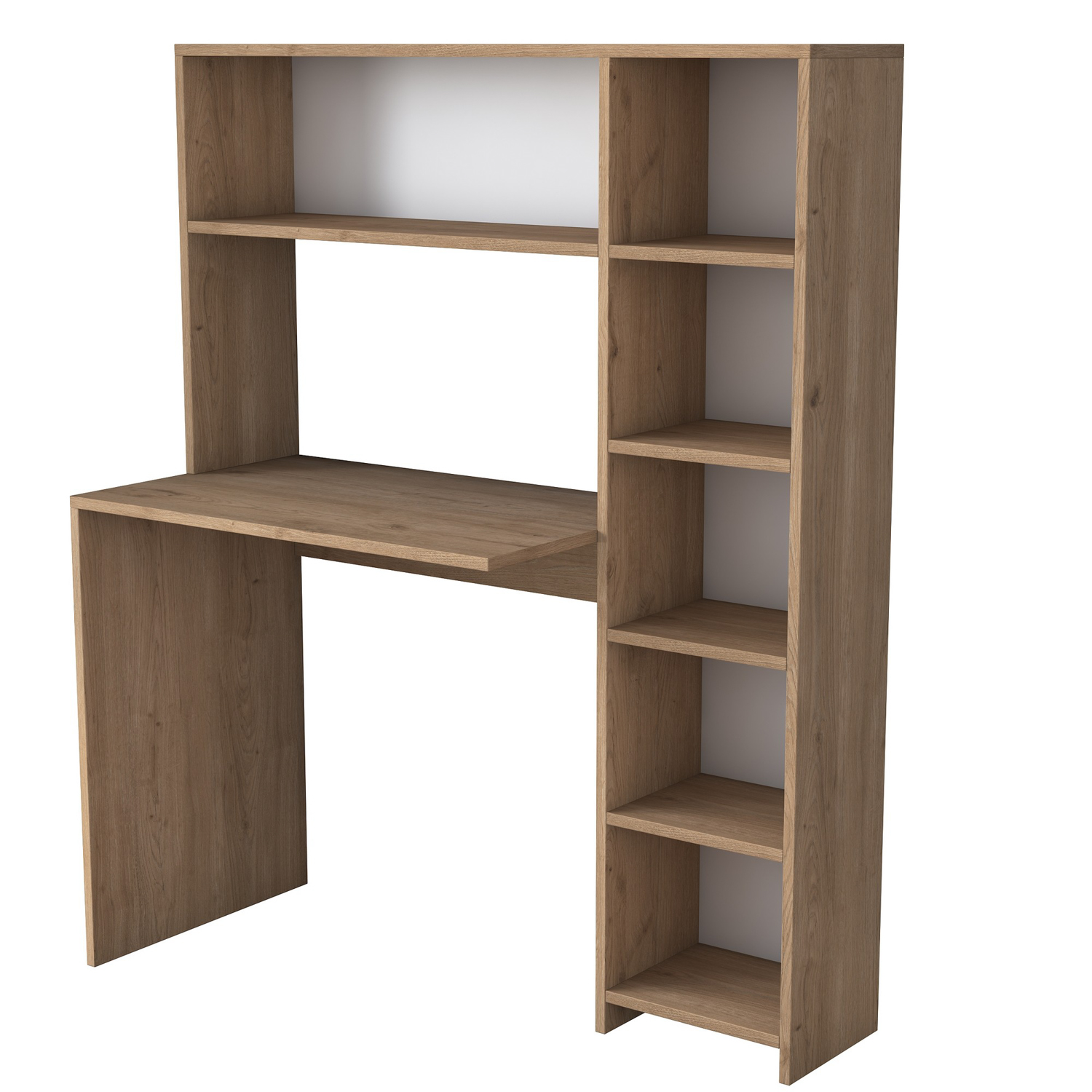 Desk with shelf Brown