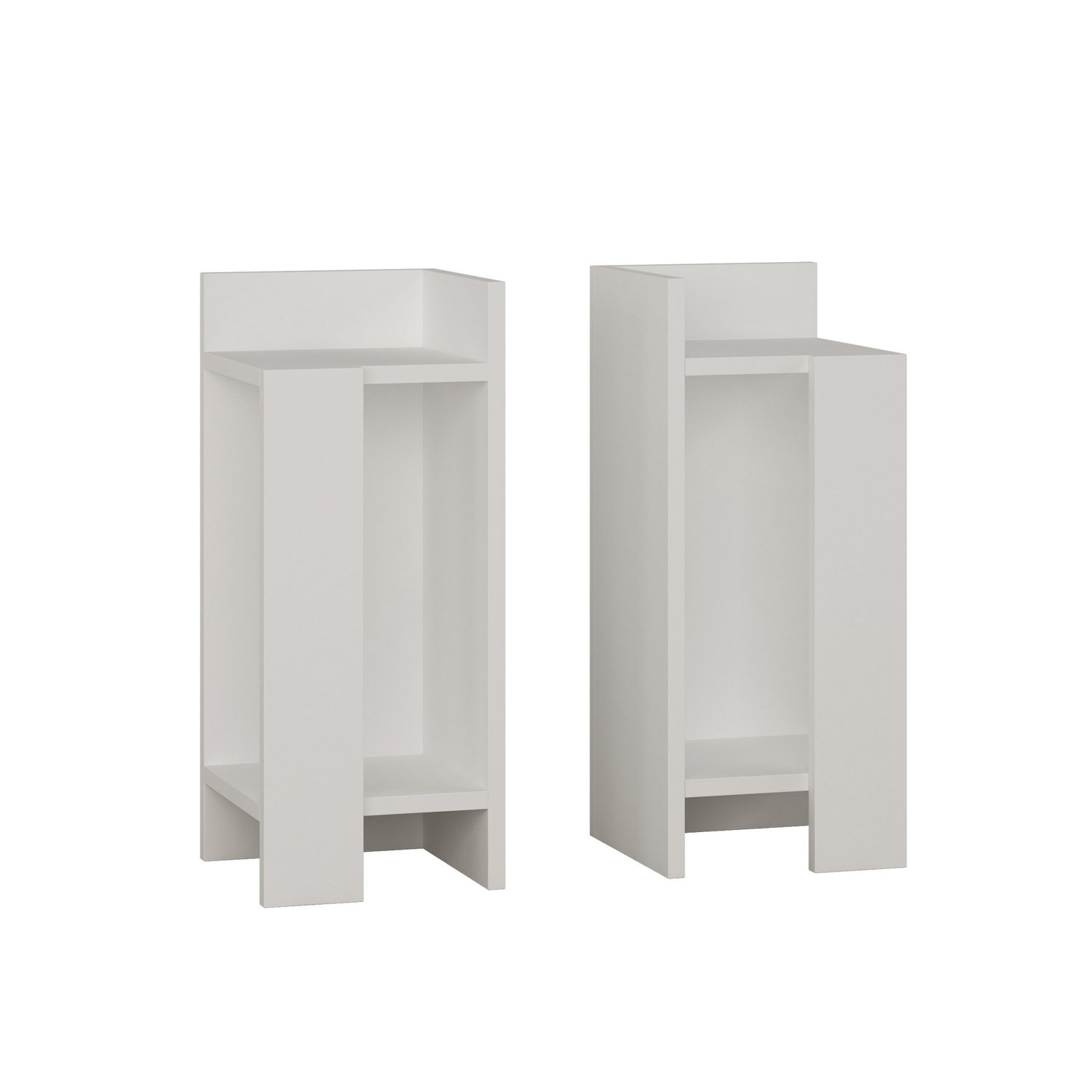 2x Elos Nightstand White