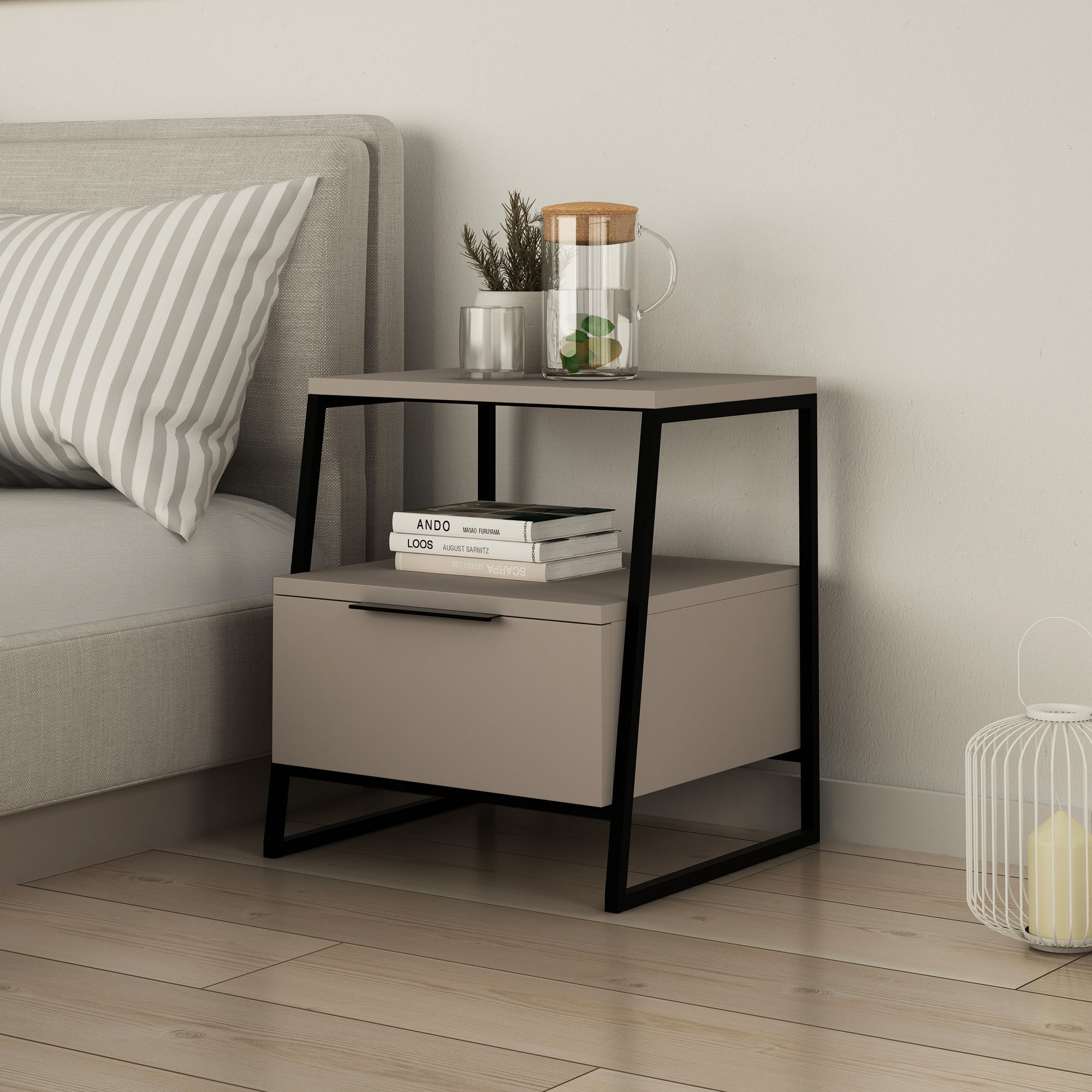 Pal Nightstand Light Mocha