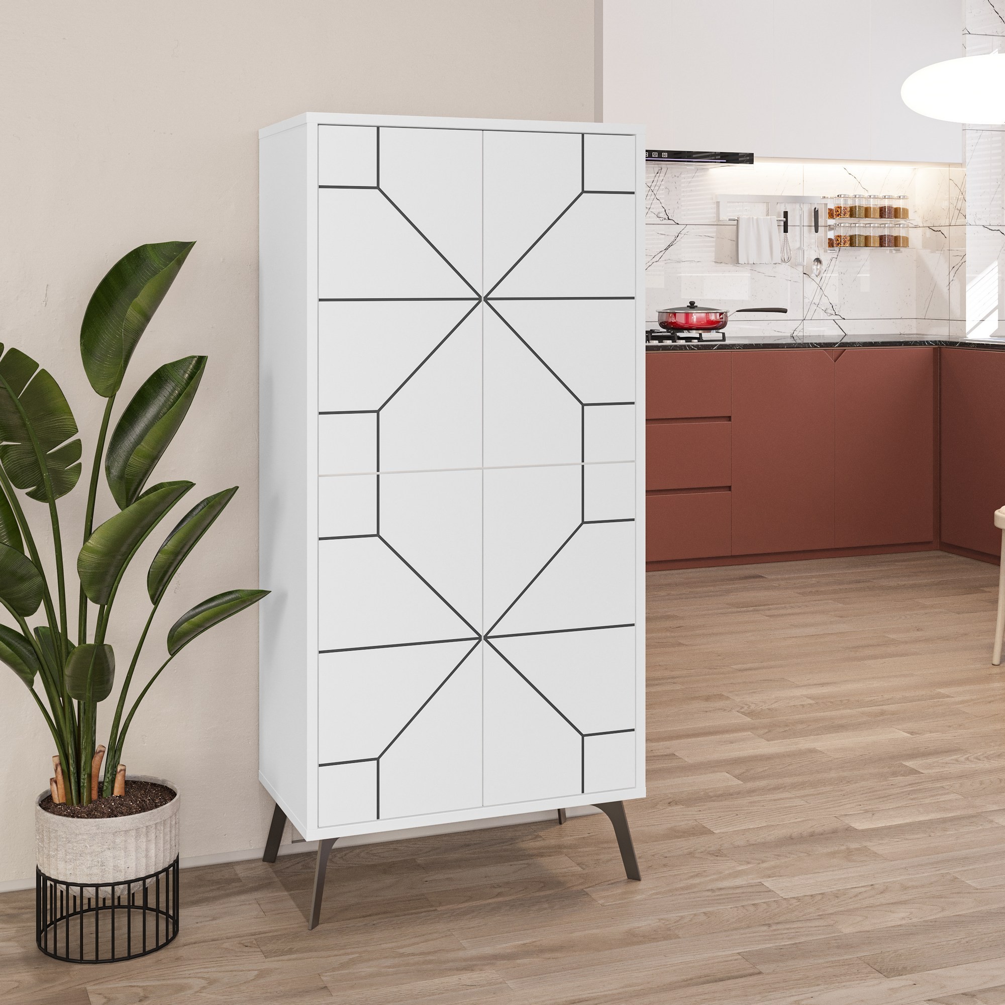Dune Cabinet White