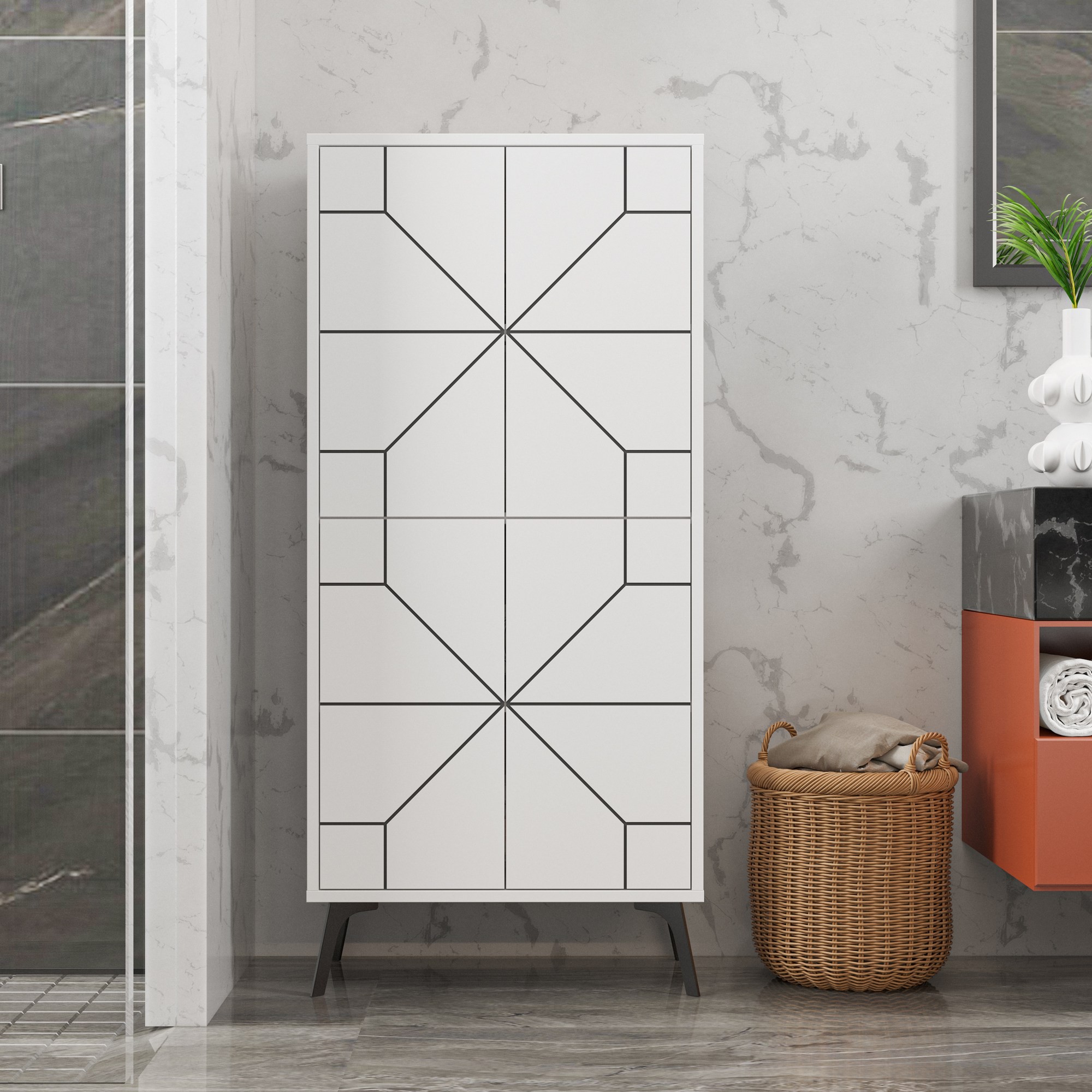 Dune Cabinet White