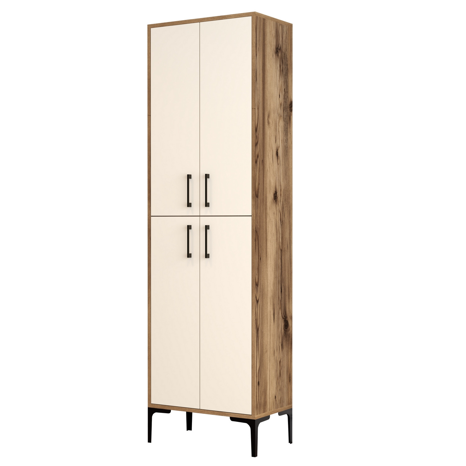 Benta Cabinet Walnut Brown Cream