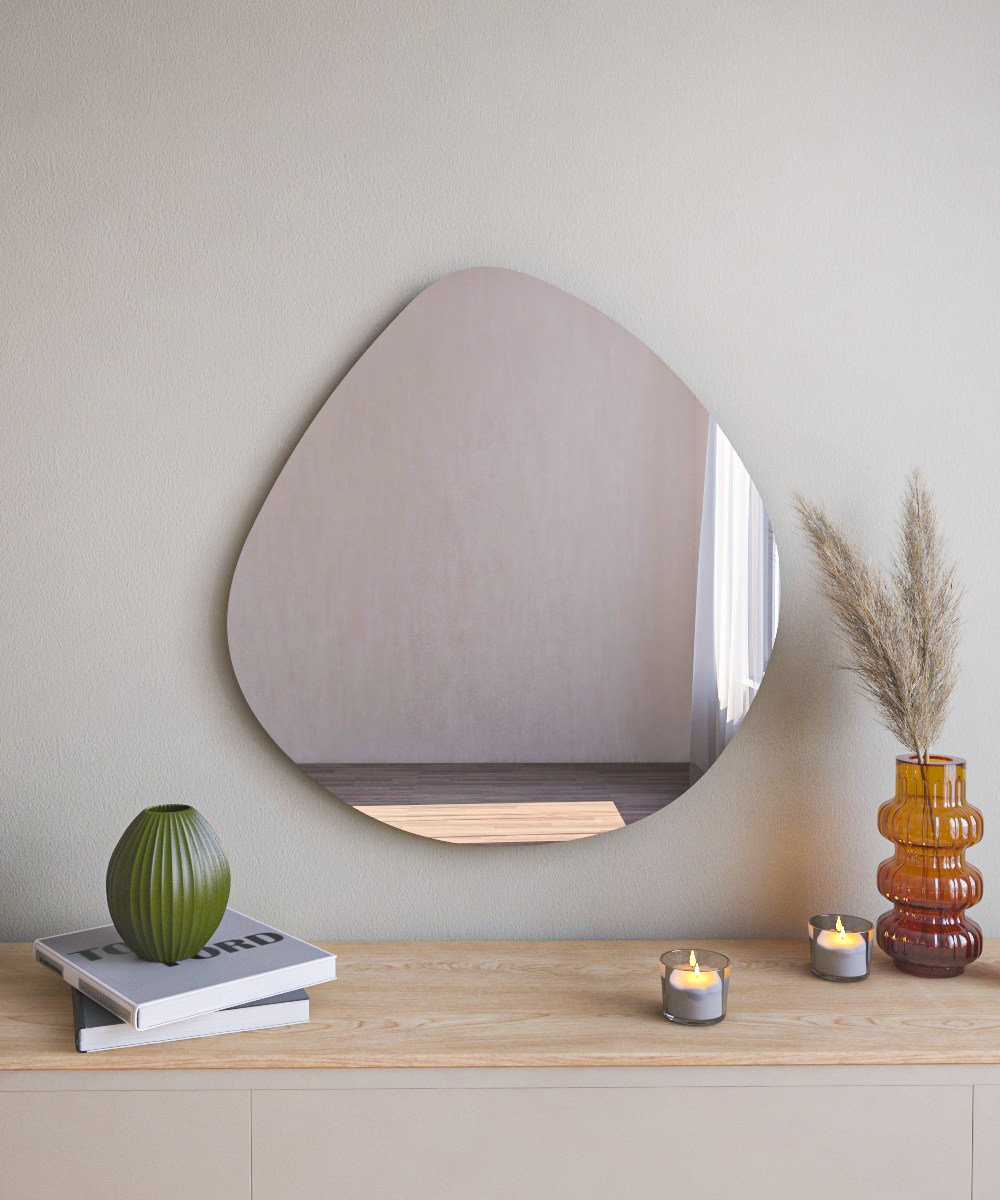 Besso Mirror Black Ø60cm