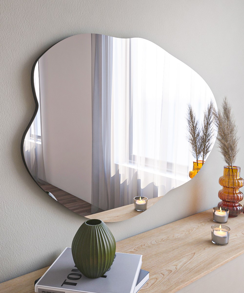 Ohho Mirror Black 60cm x 85cm
