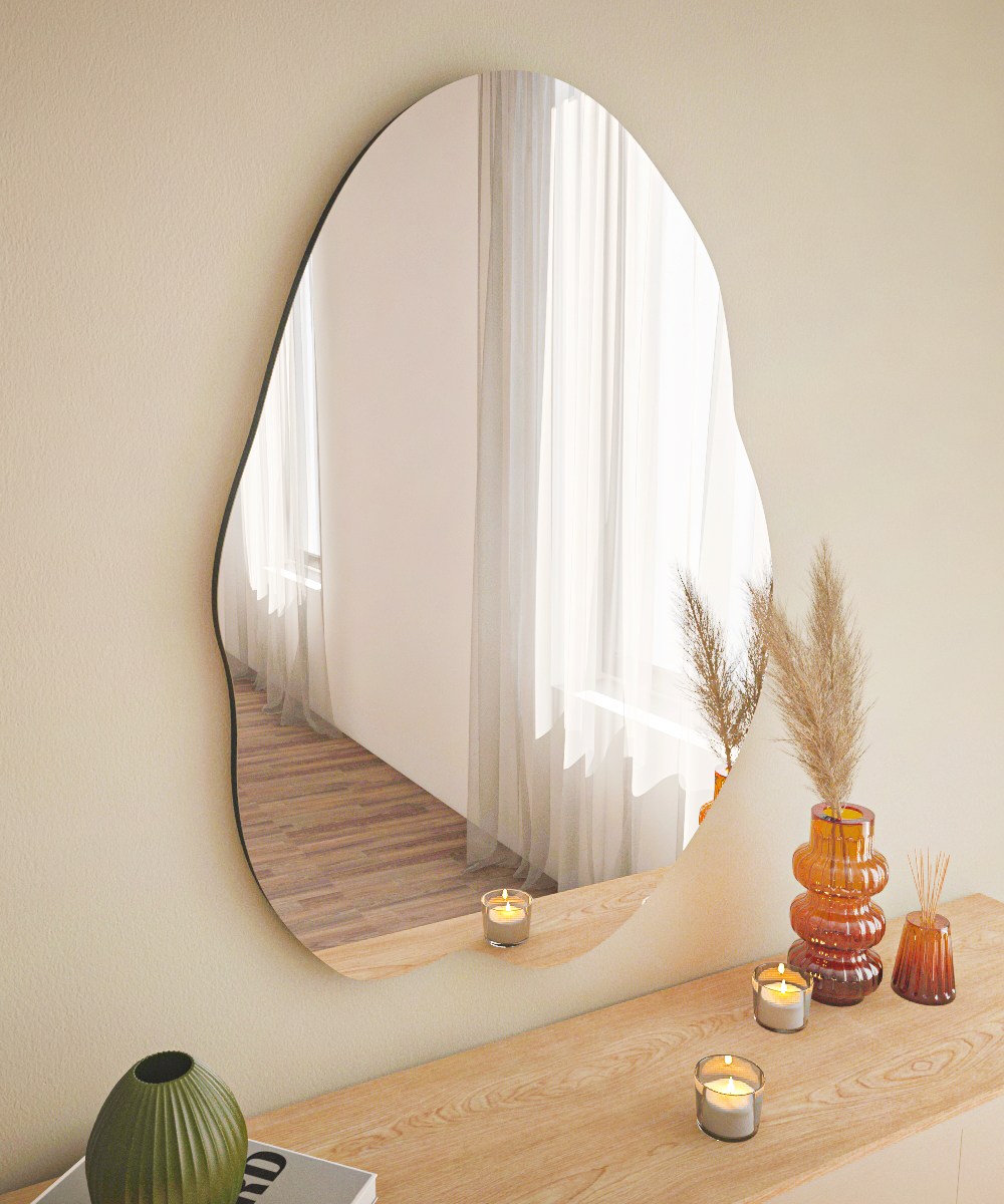Ohho Mirror Black 60cm x 85cm