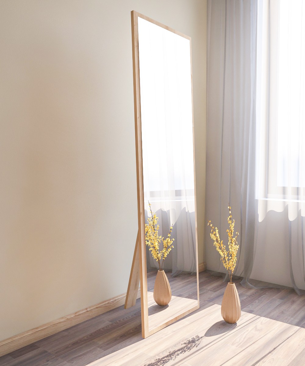 Tessa Freestanding Mirror Nature 50cm x 160cm