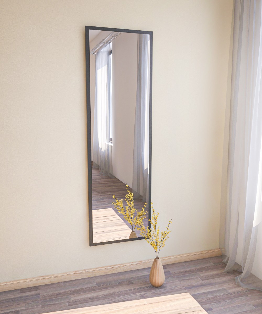 Tessa Standing mirror Black 50cmx 160cm