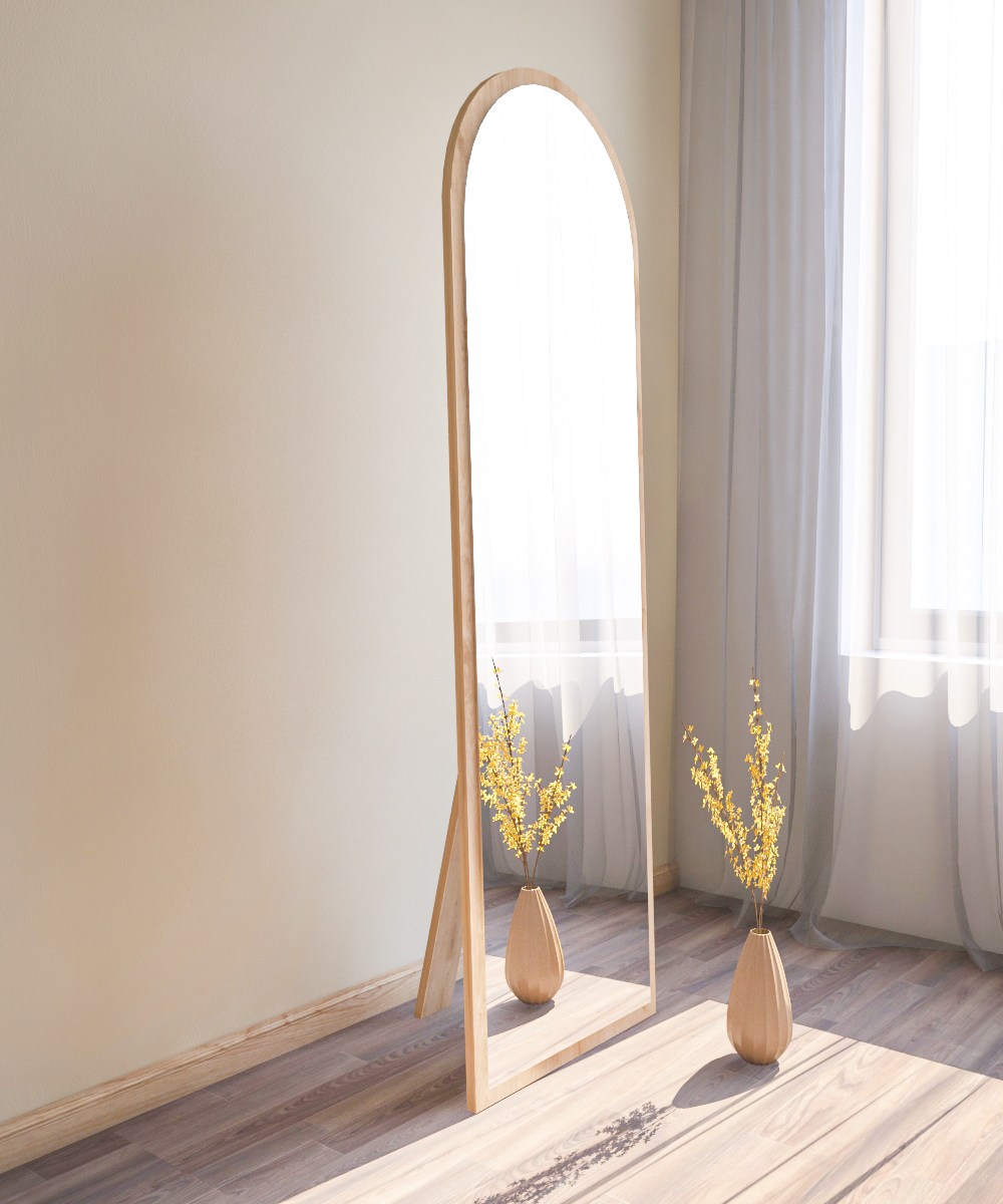 Emma Freestanding Mirror Nature 50cm x 160cm