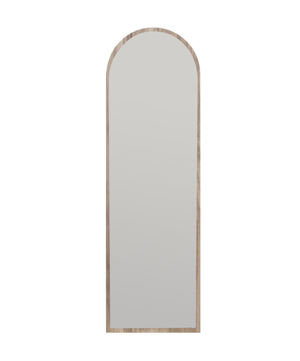 Emma Standing Mirror Walnut Brown 50cmx 160cm