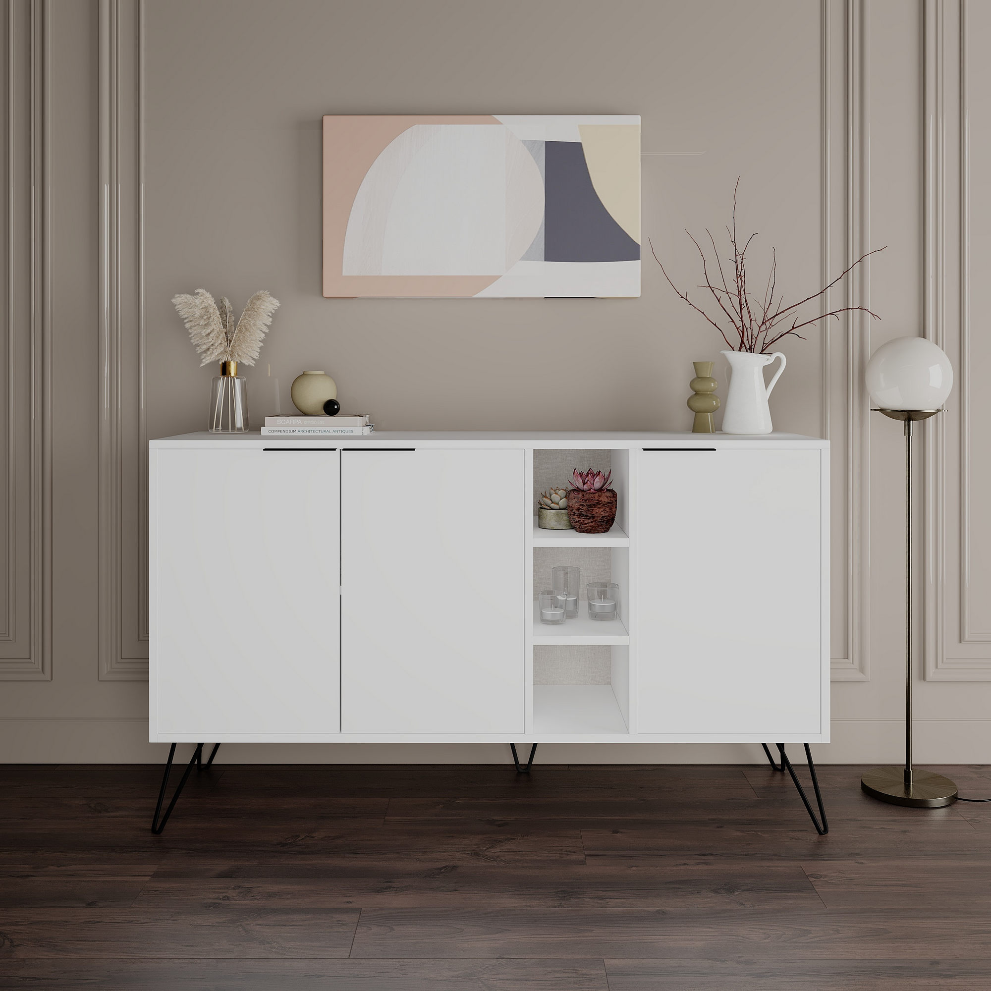 Clara Chest White