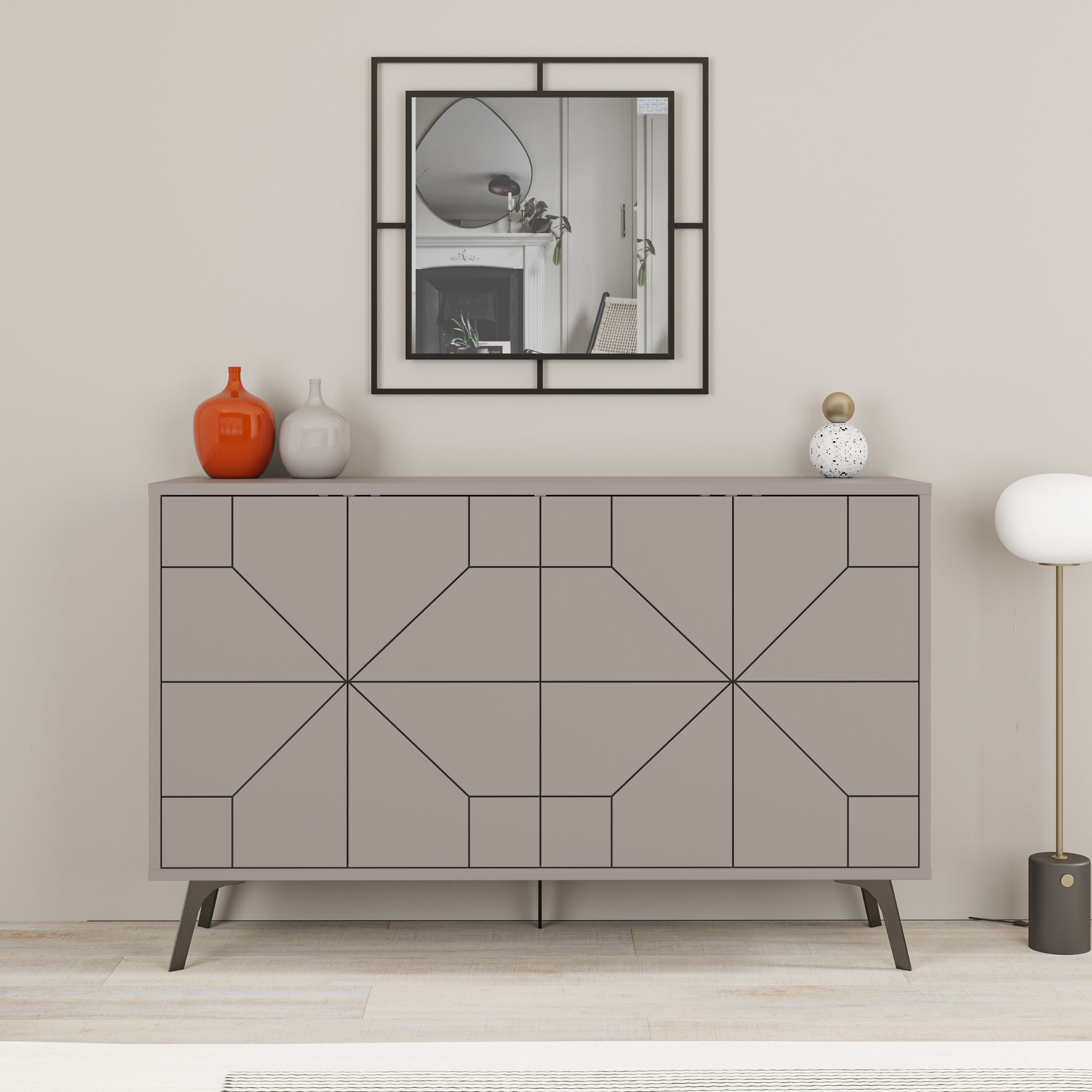 Dune dresser Light Mocha 123cm x 62.4cm