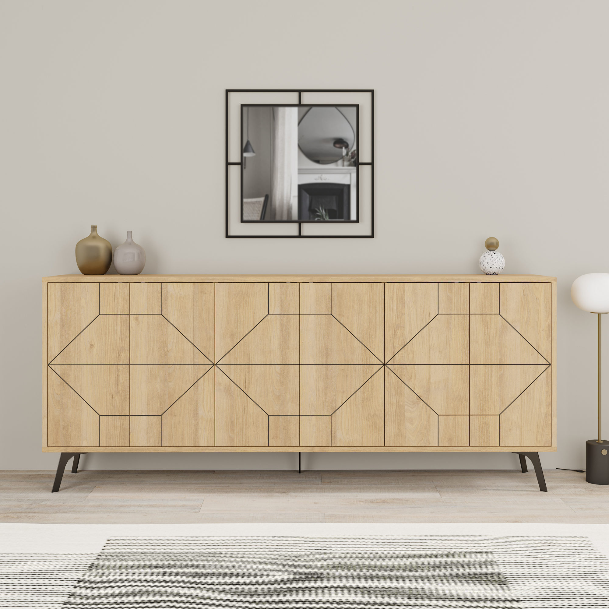 Dune Sideboard Oak Brown