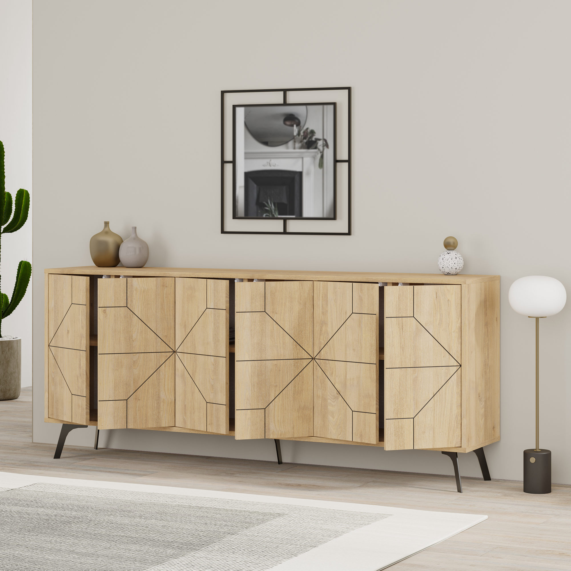 Dune Sideboard Oak Brown