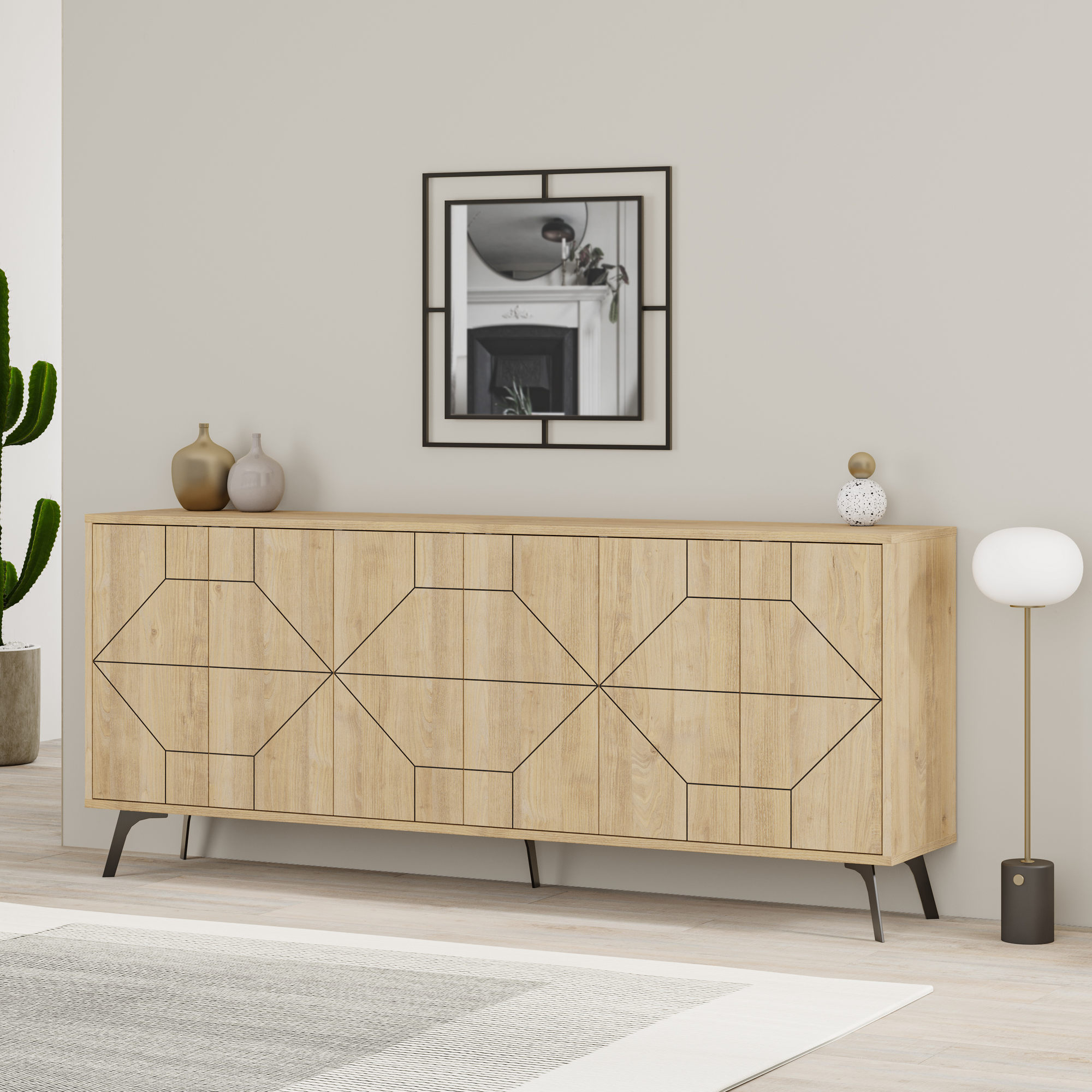 Dune Sideboard Oak Brown