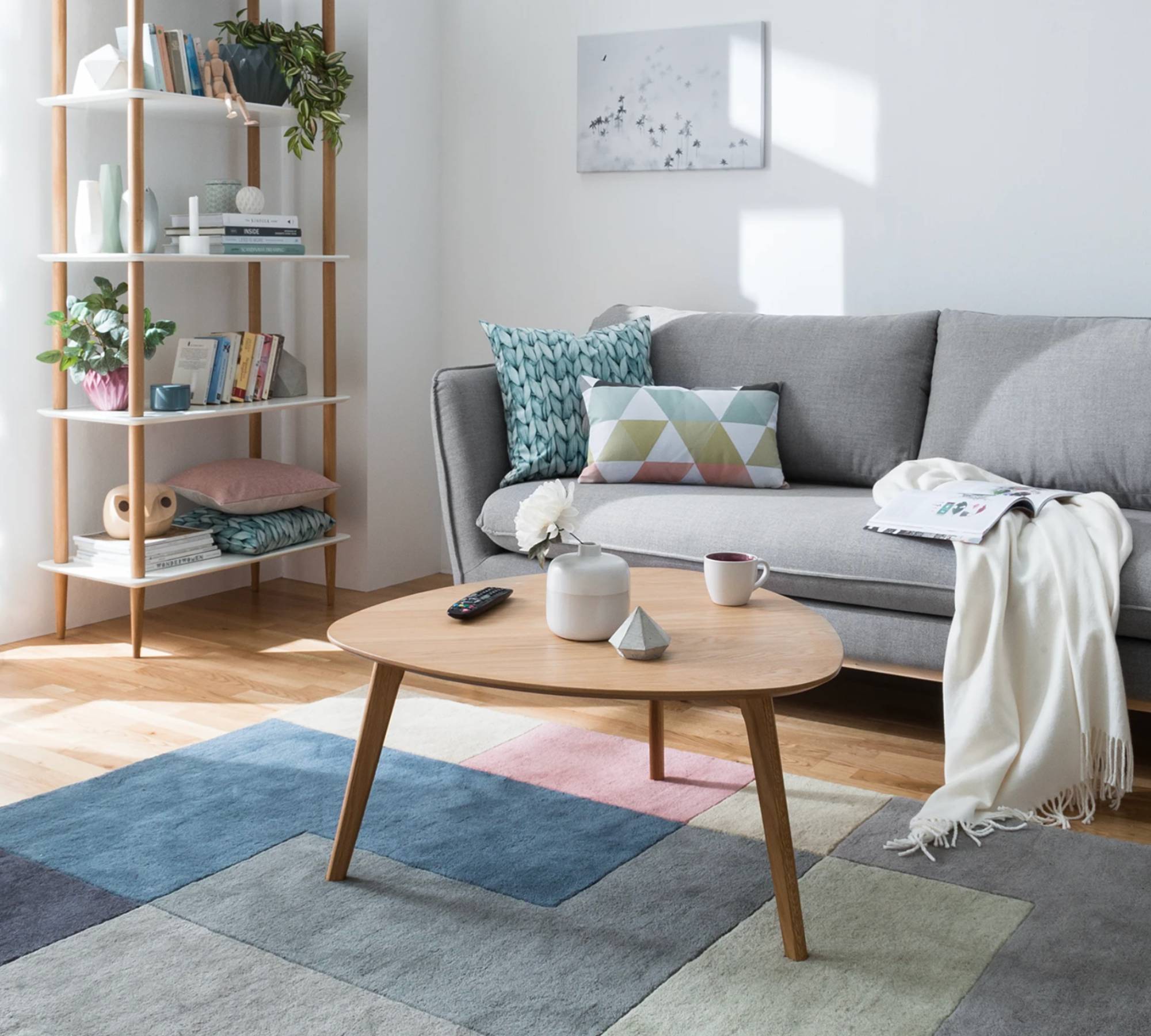 Couchtisch MDF Massivholz Braun