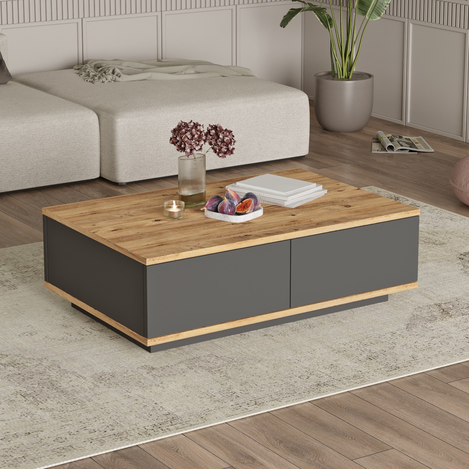 Sera Coffee Table Gray