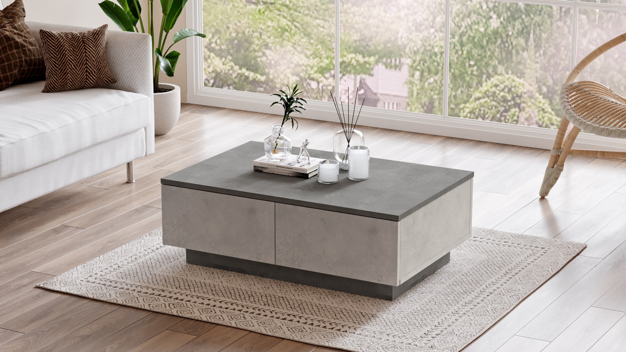 Leva Coffee Table Gray