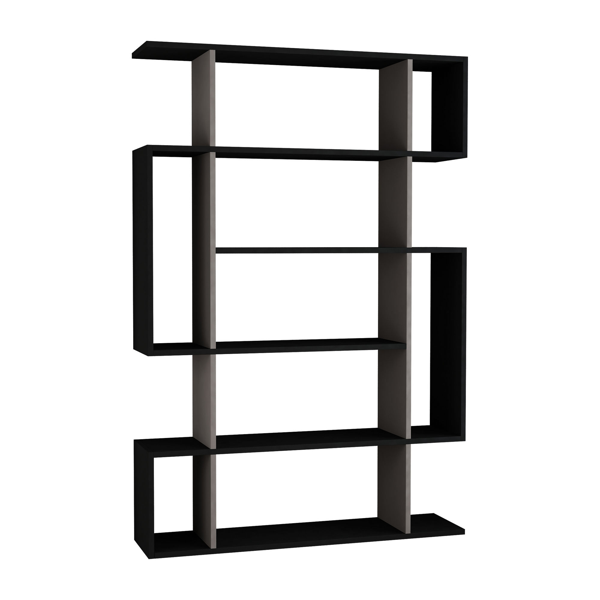 Mito Bookshelf Anthracite Light Mocha