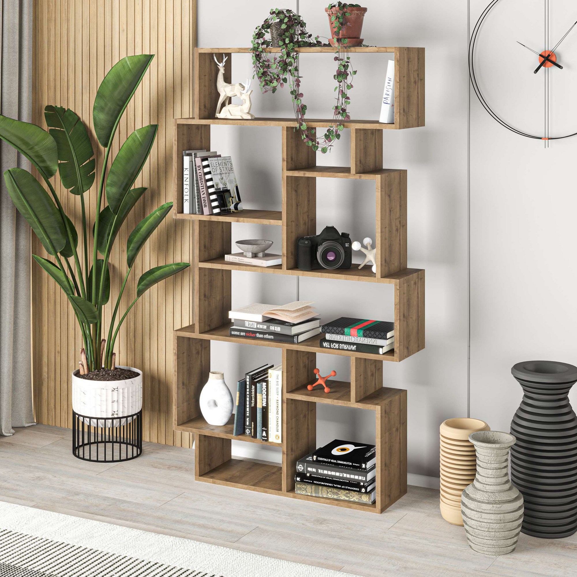 Karmato Bookshelf Brown