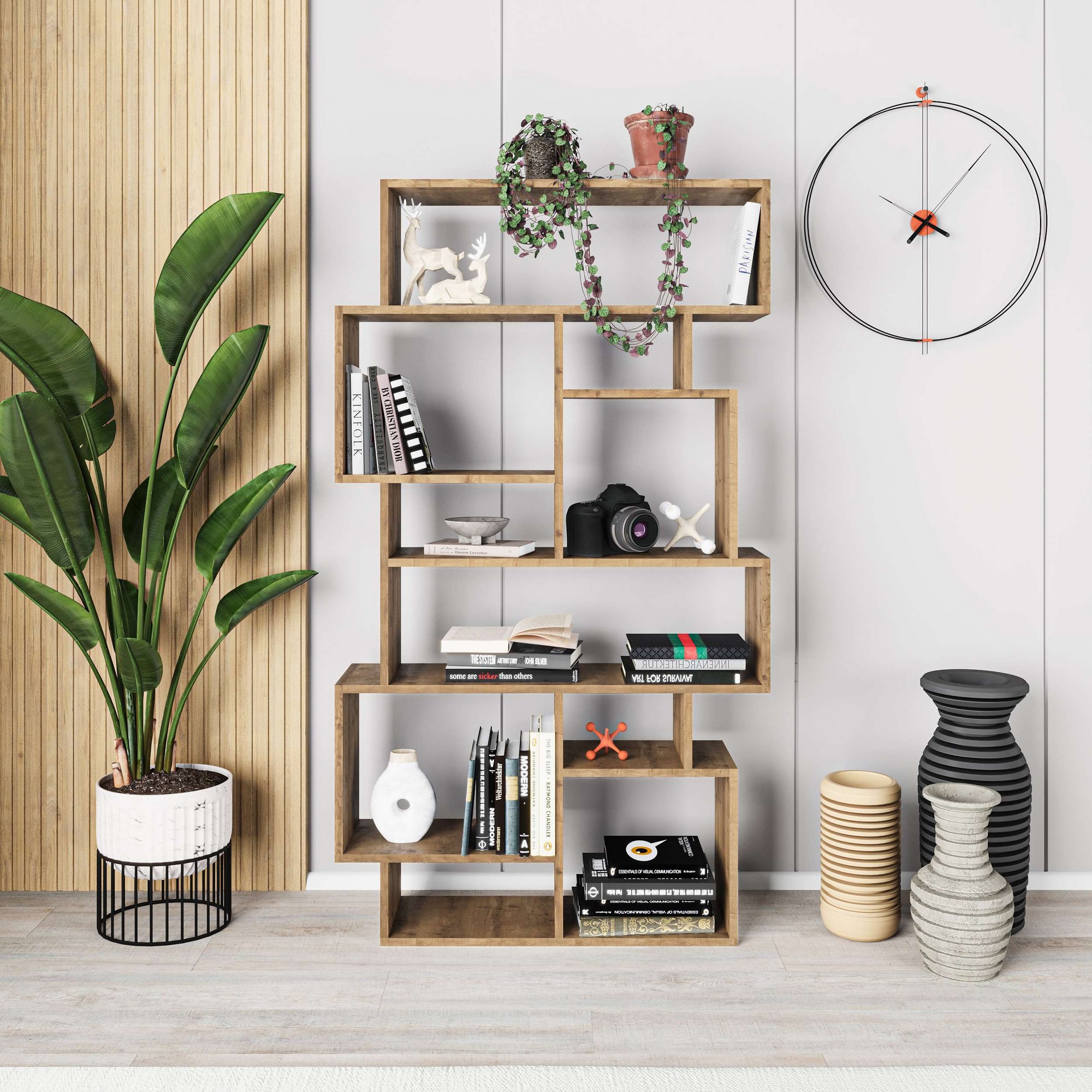 Karmato Bookshelf Brown