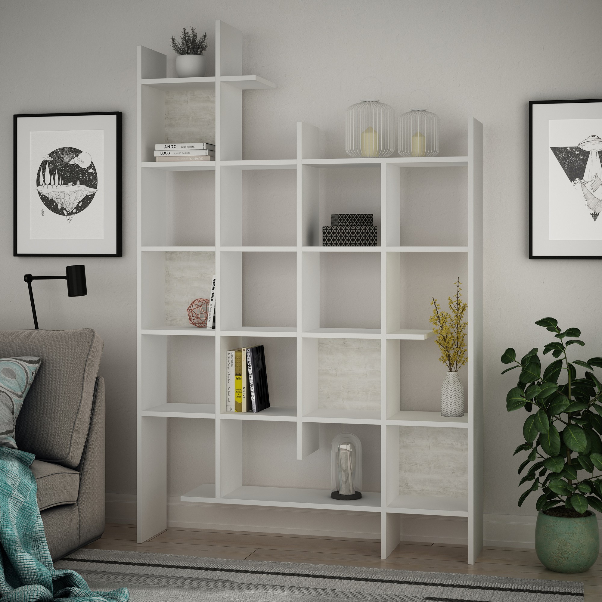 Manco Bookshelf White