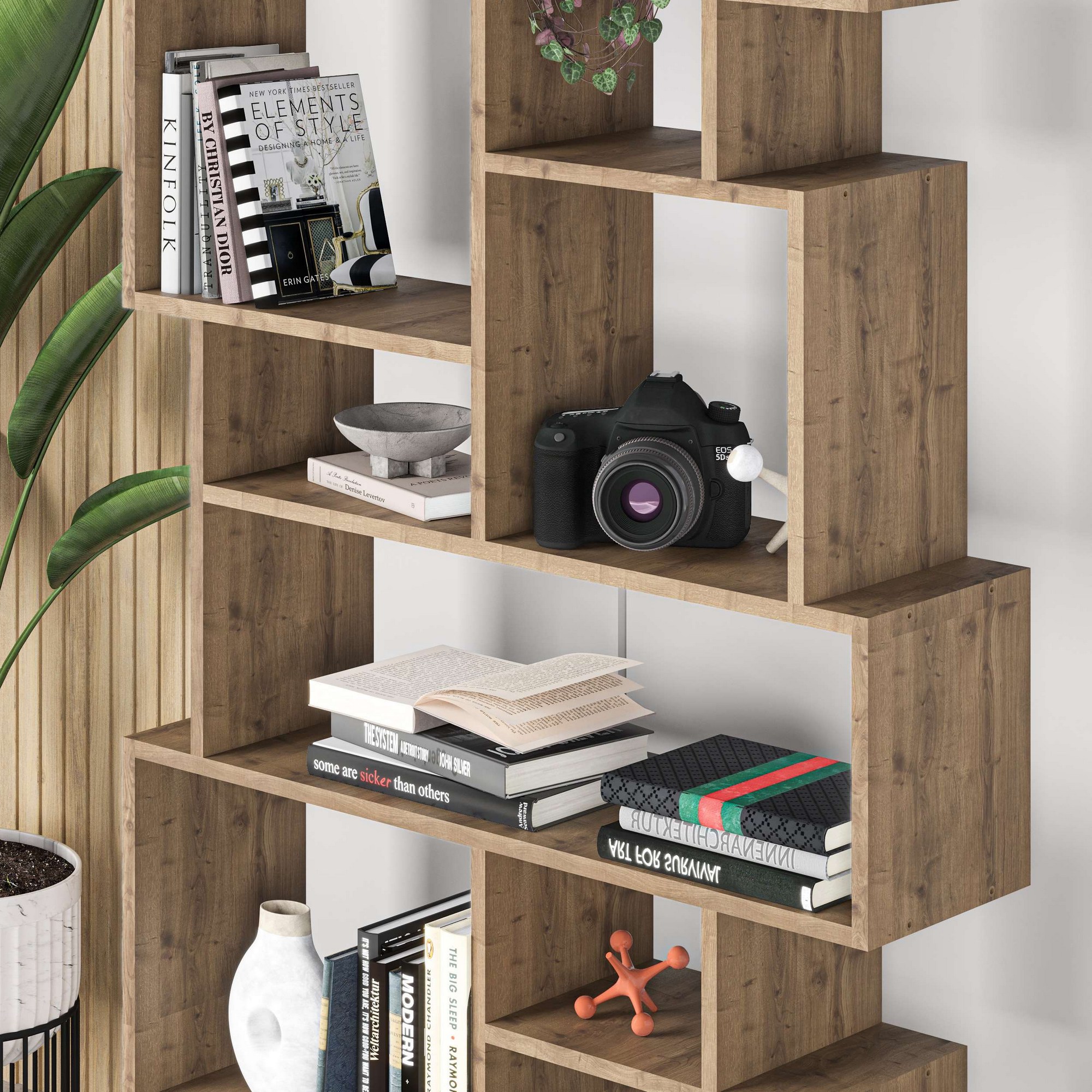 Karmato Bookshelf Brown
