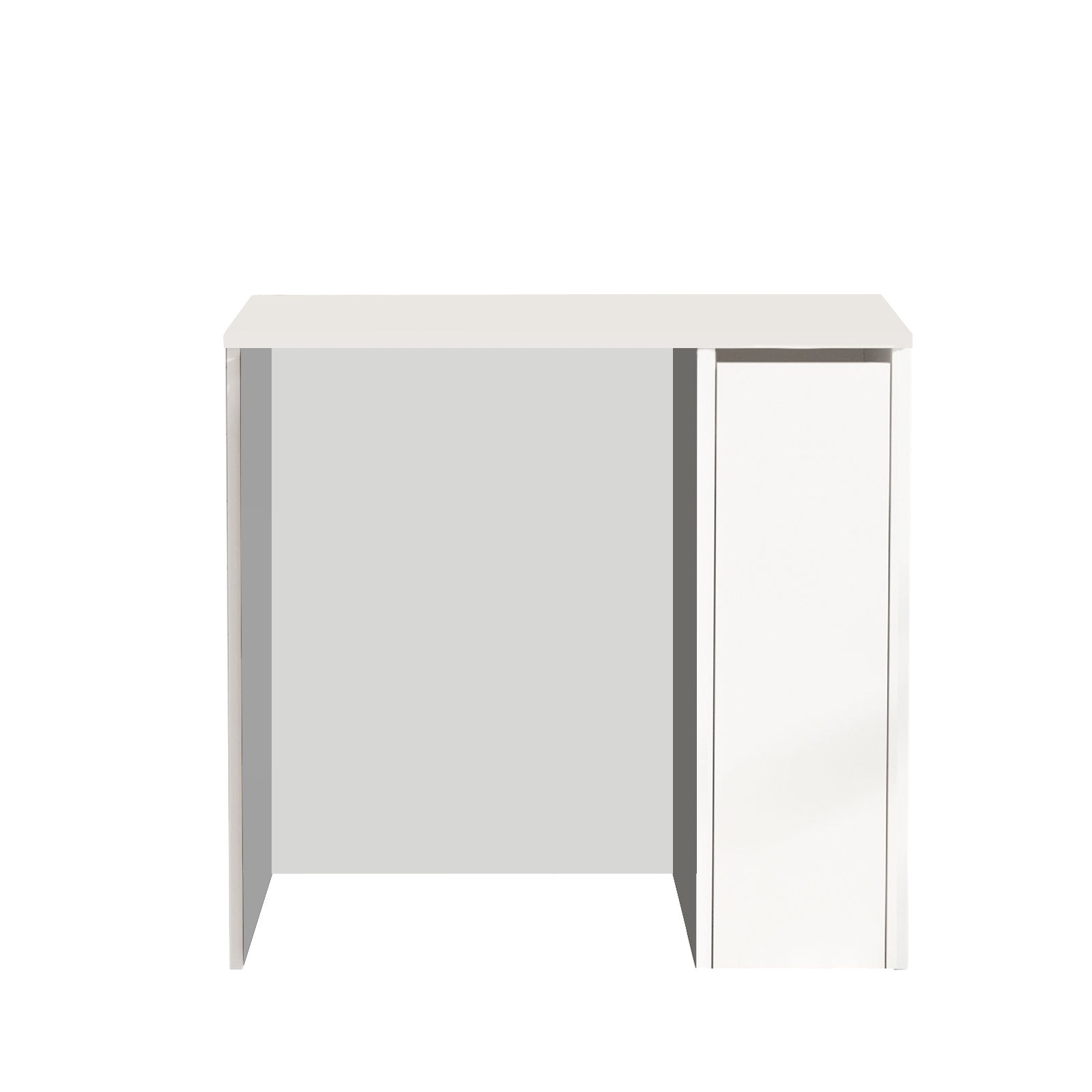 Washing machine cabinet with shelf White 94.5cm x 88.3cm