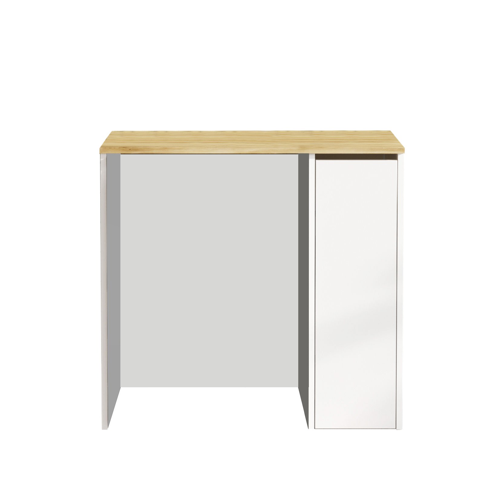 Washing machine cabinet with shelf Walnut brown 94.5cm x 88.3cm