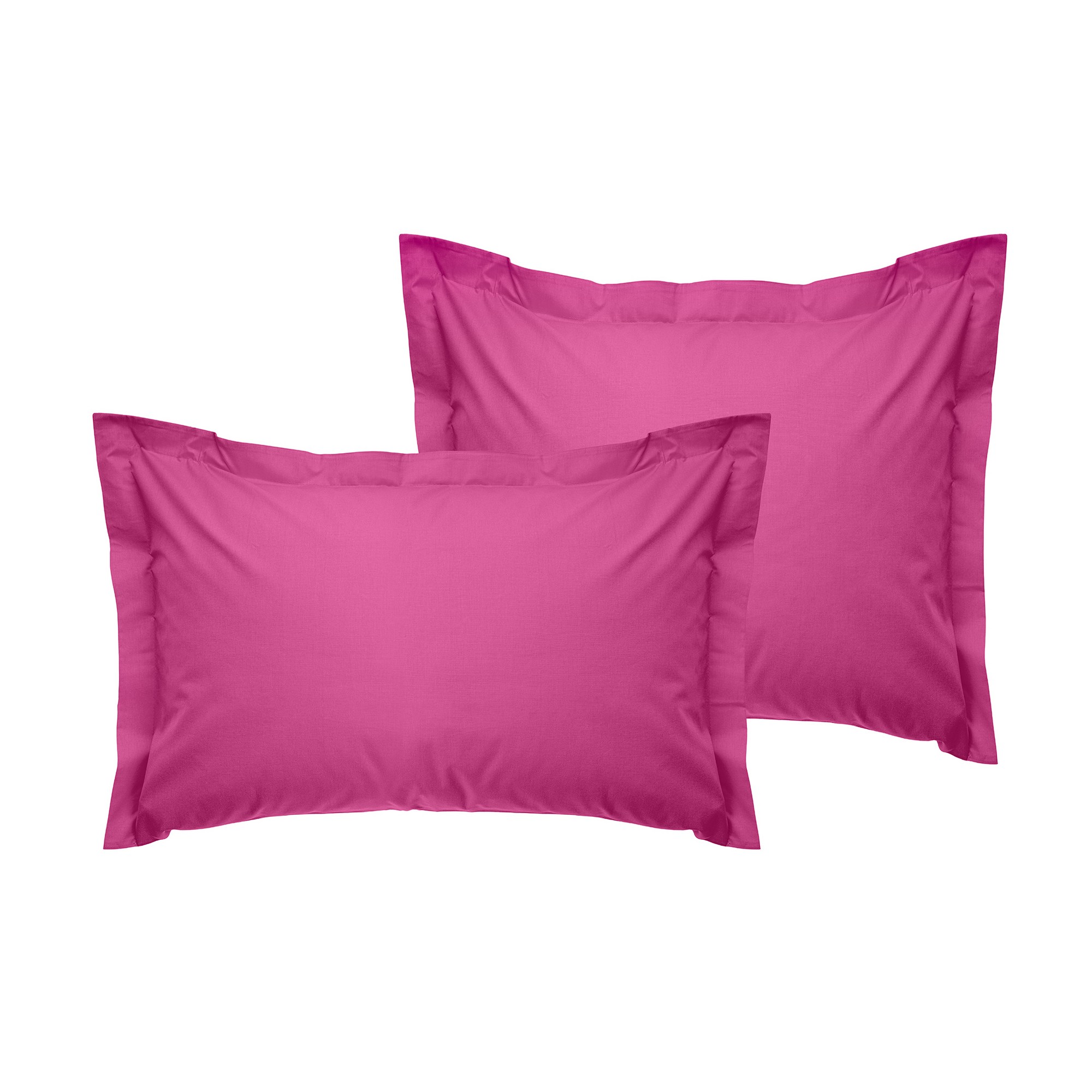 2x Pillowcase Ranforce Cotton Dusty Rose