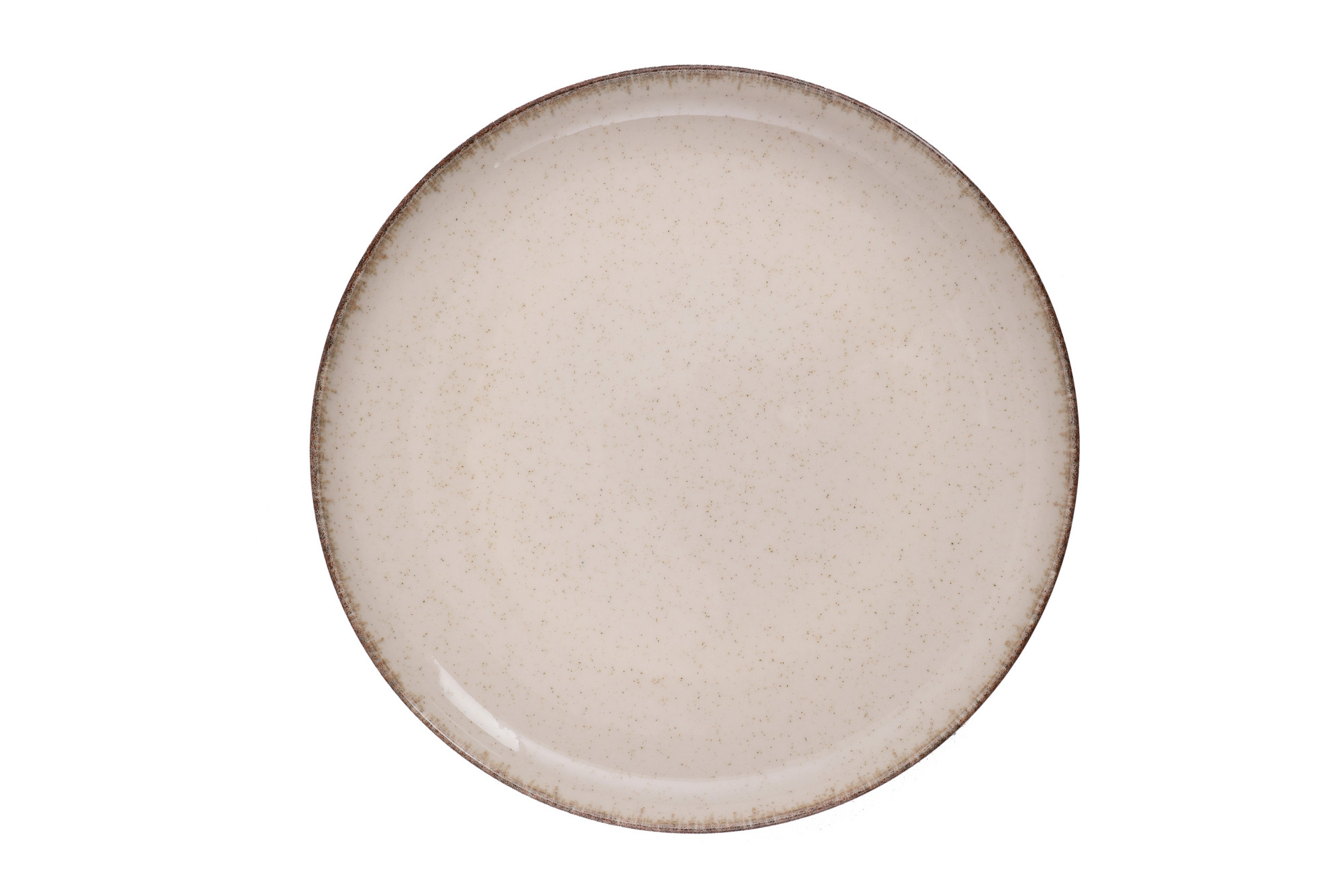 Tableware set 24-piece porcelain cinnamon