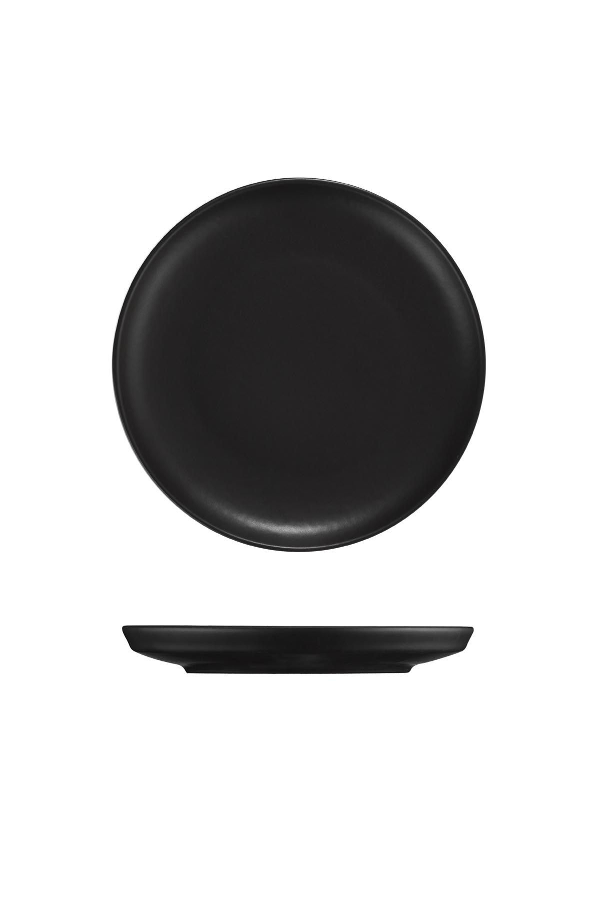 Dinnerware set 18-pc. Porcelain Matte Black