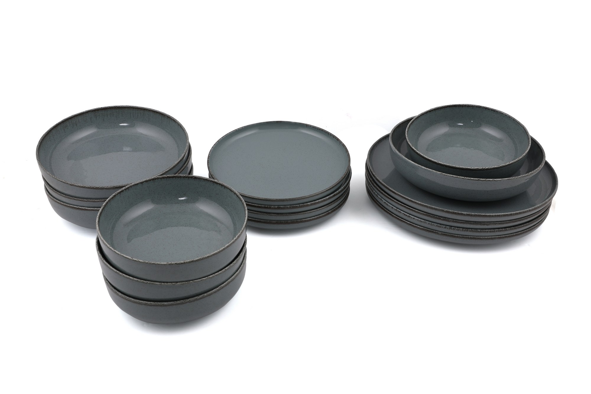 Tableware set 16-pc. Porcelain Green