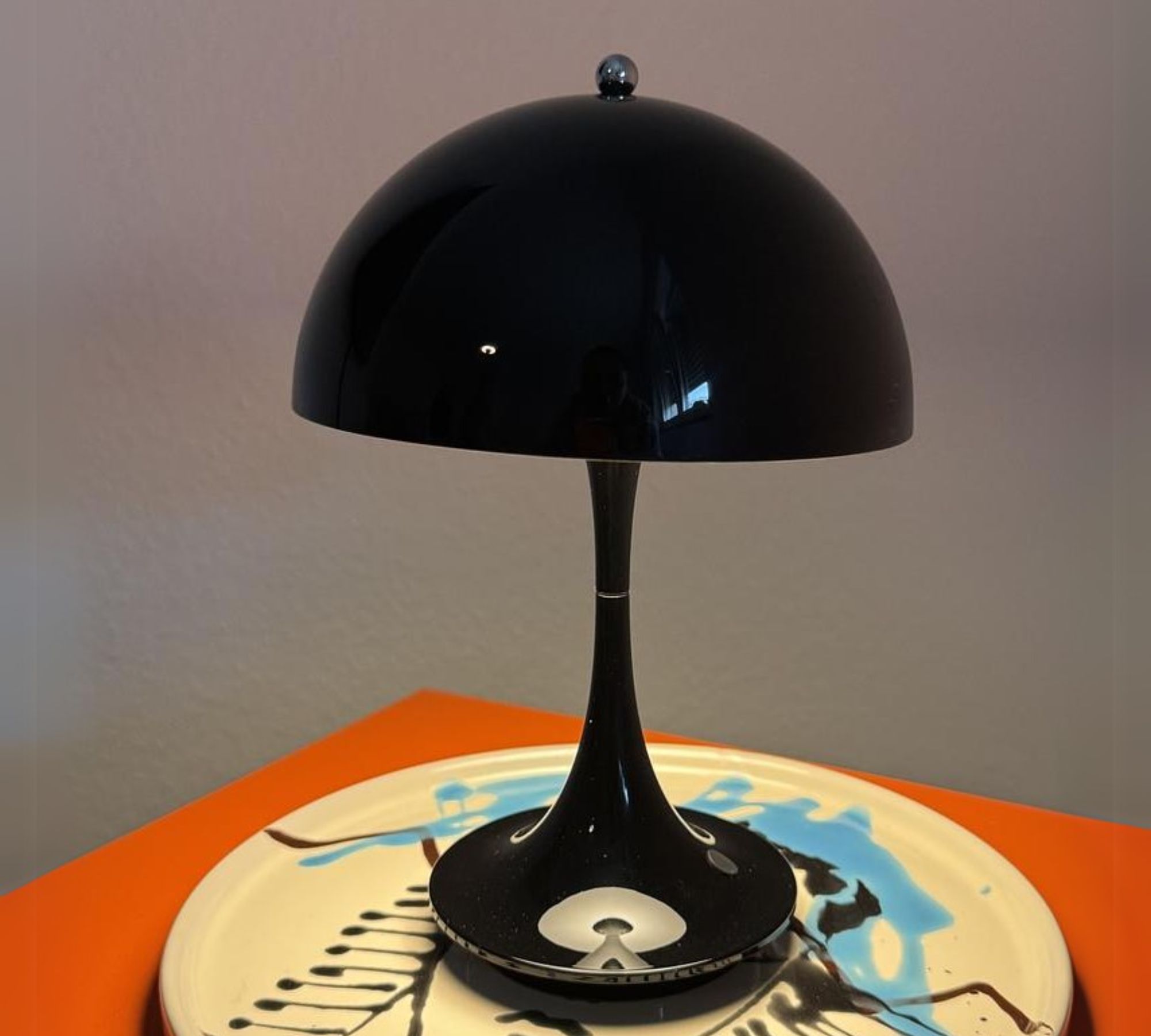 Tischleuchte Stahl Aluminium Schwarz