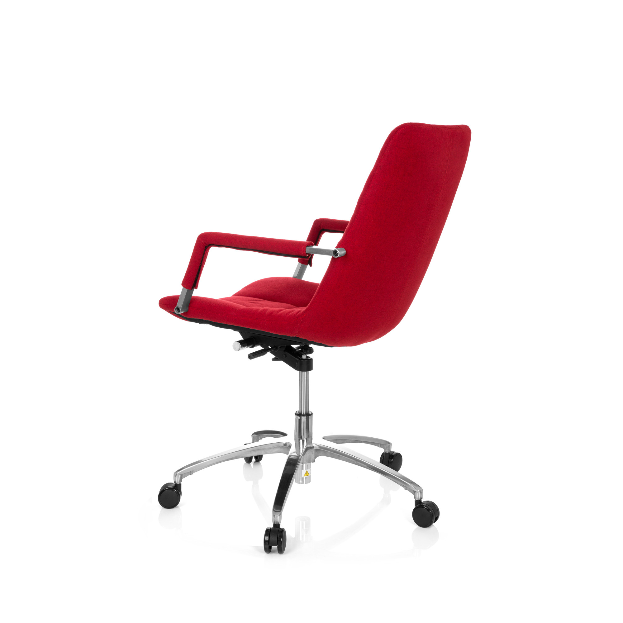 SARANTO Office chair with casters Fabric Red