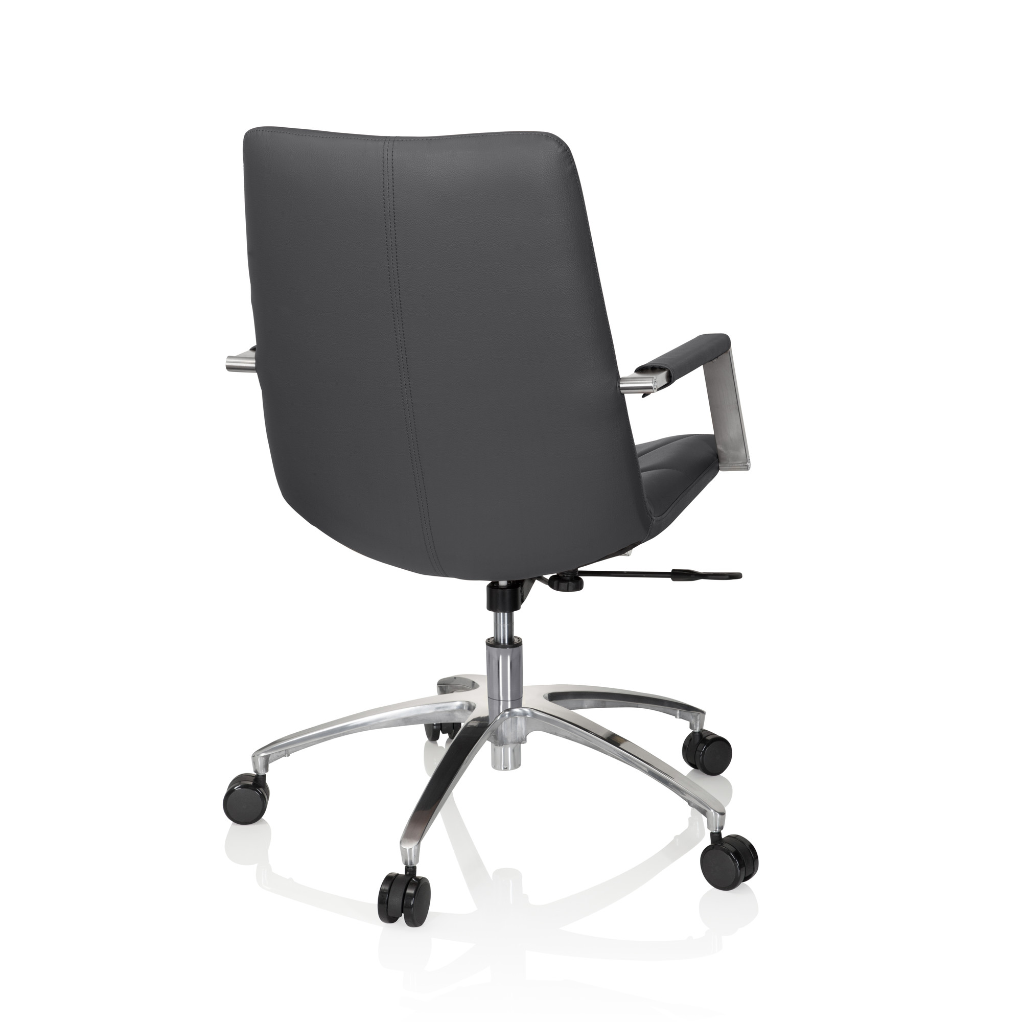 SARANTO II Office chair Swivel Faux leather Anthracite