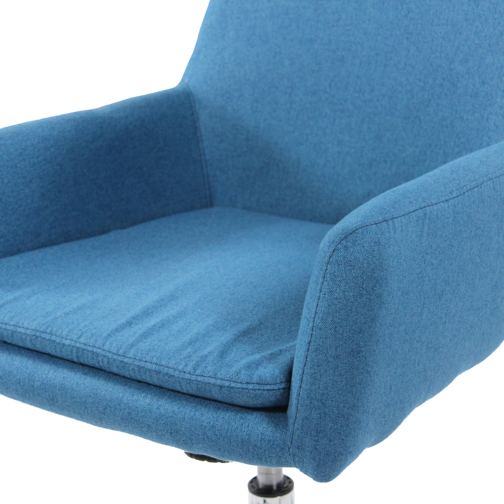 SHAKE 400 Bürostuhl mit Rollen Stoff Blau