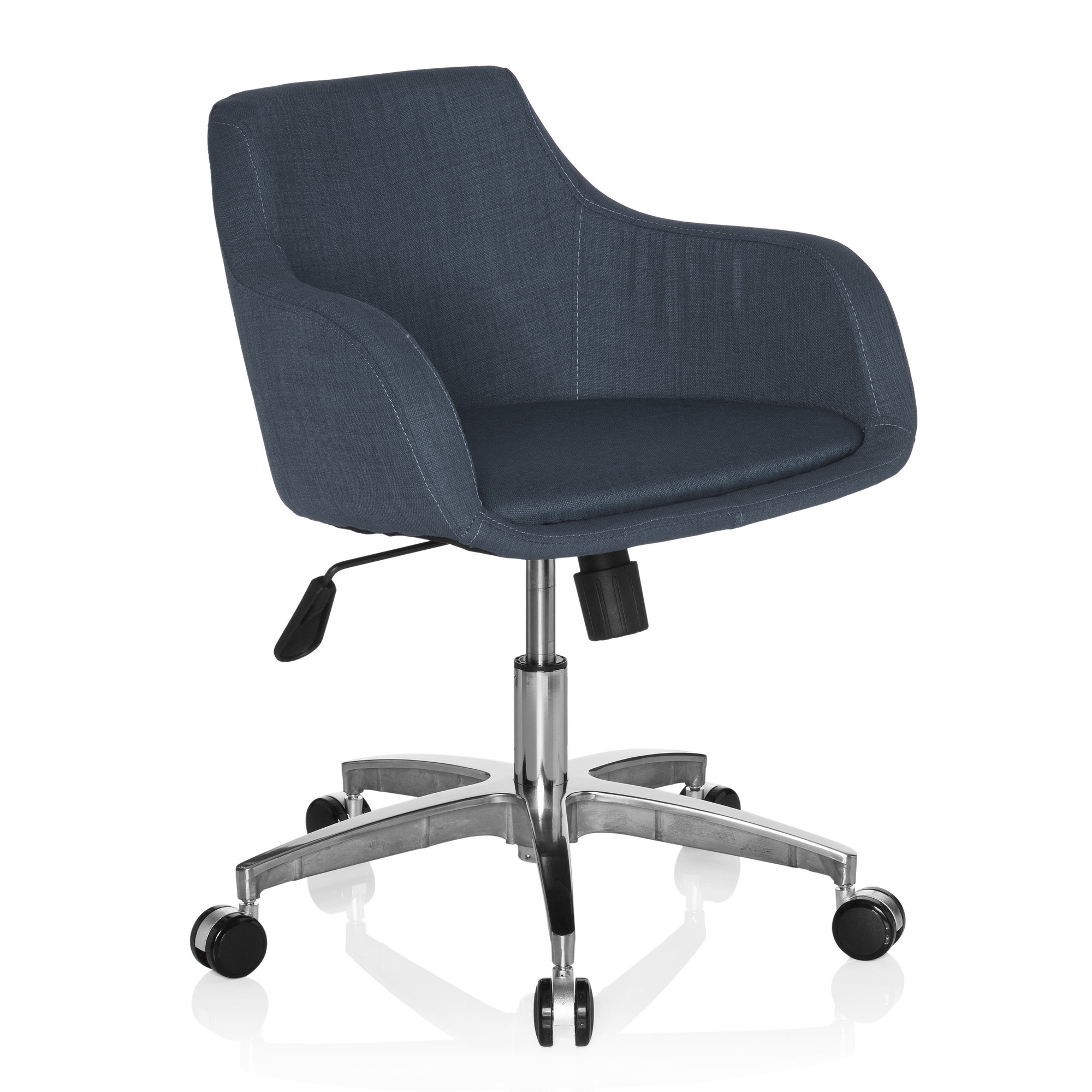 SOLAO Office Chair Swivel with Casters Fabric Grey