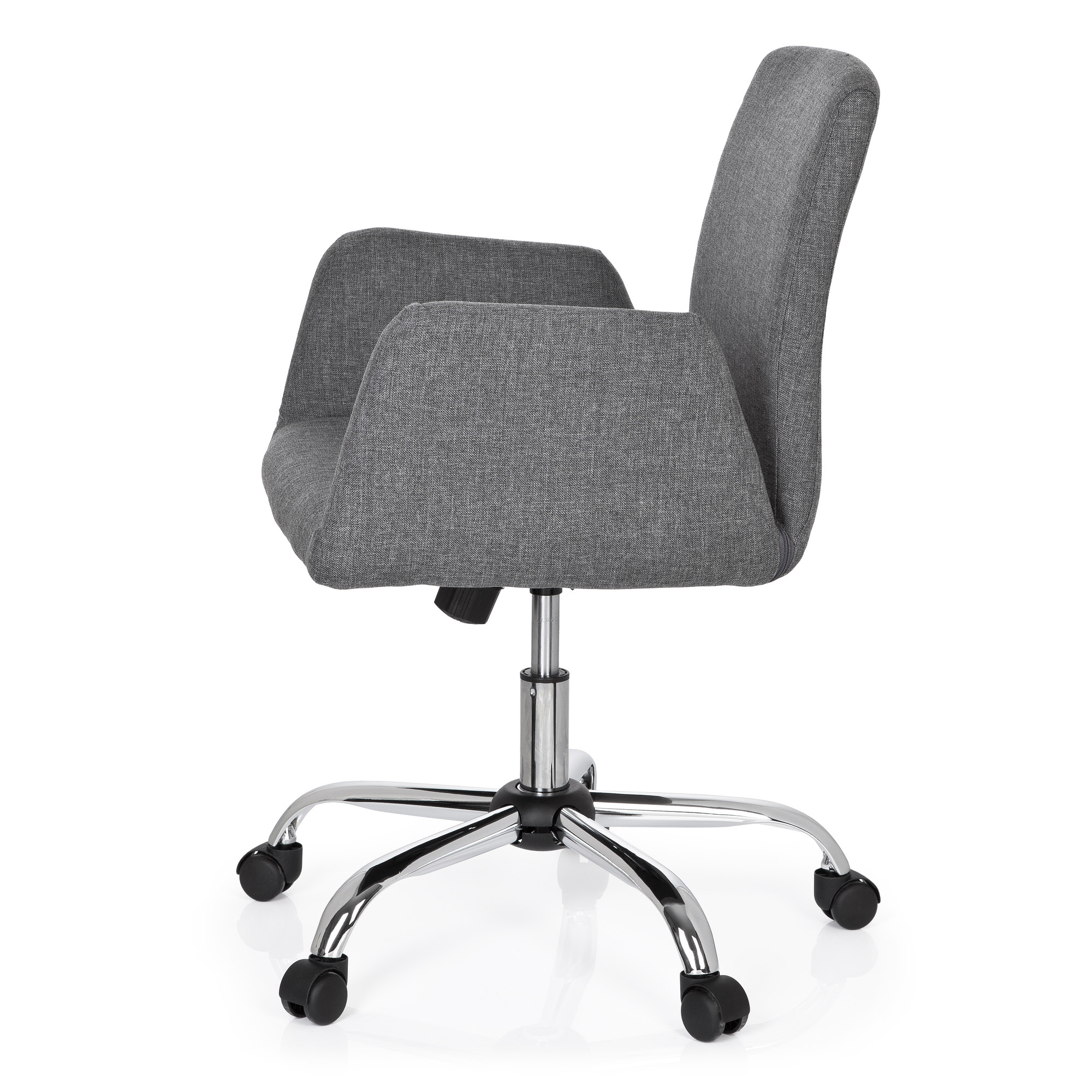 FLOW Office chair Swivel with casters Fabric Grey