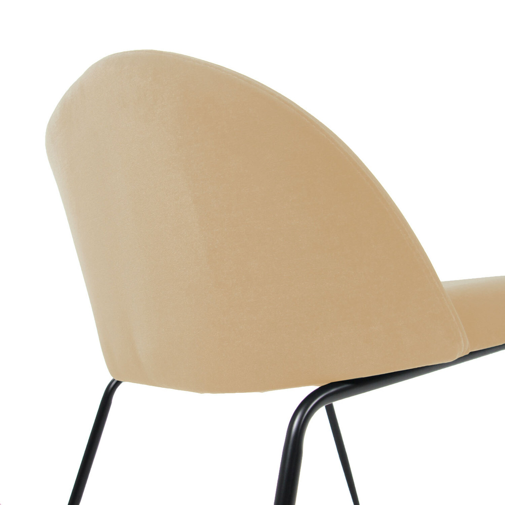 VELVO Sedia Tessuto Beige