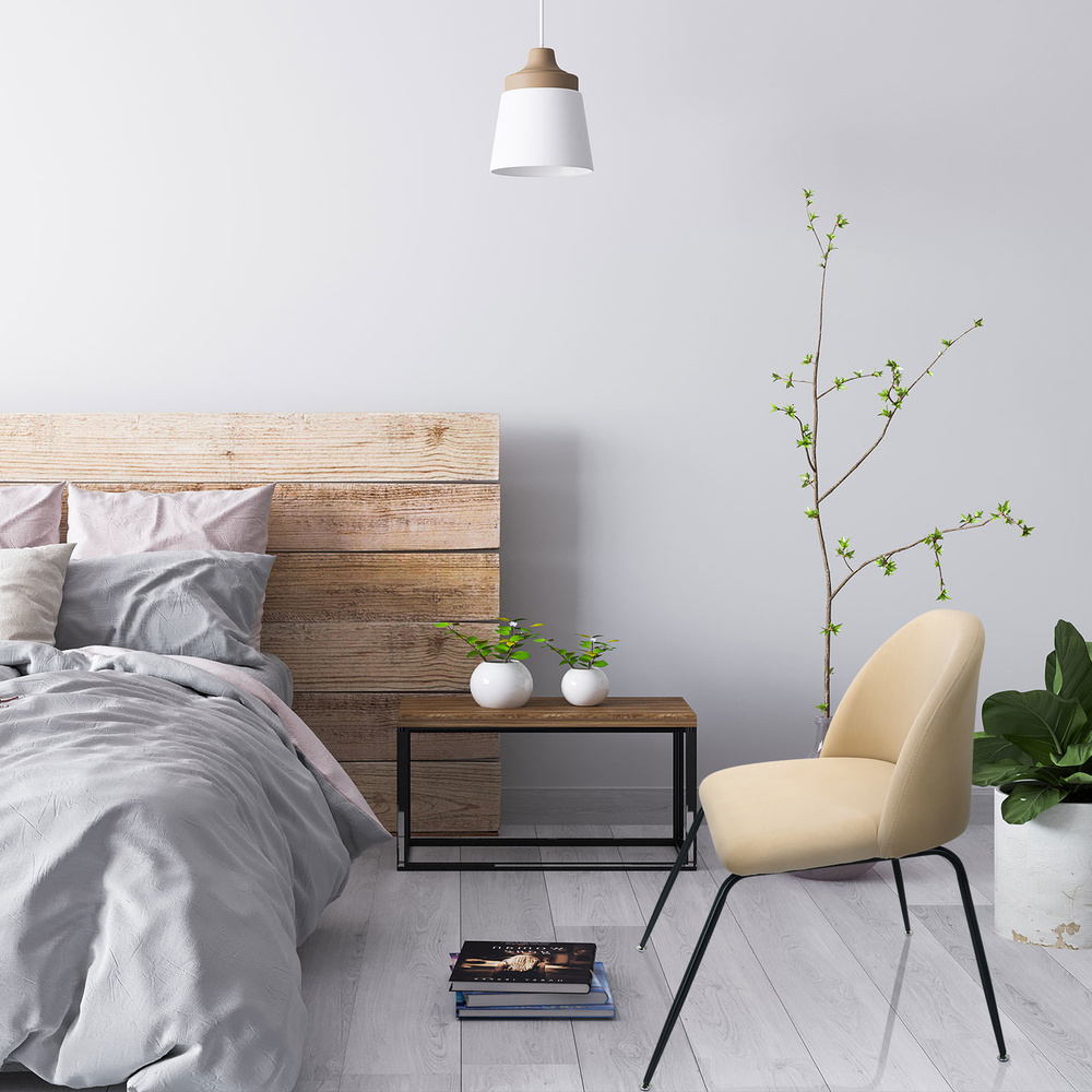 VELVO Sedia Tessuto Beige