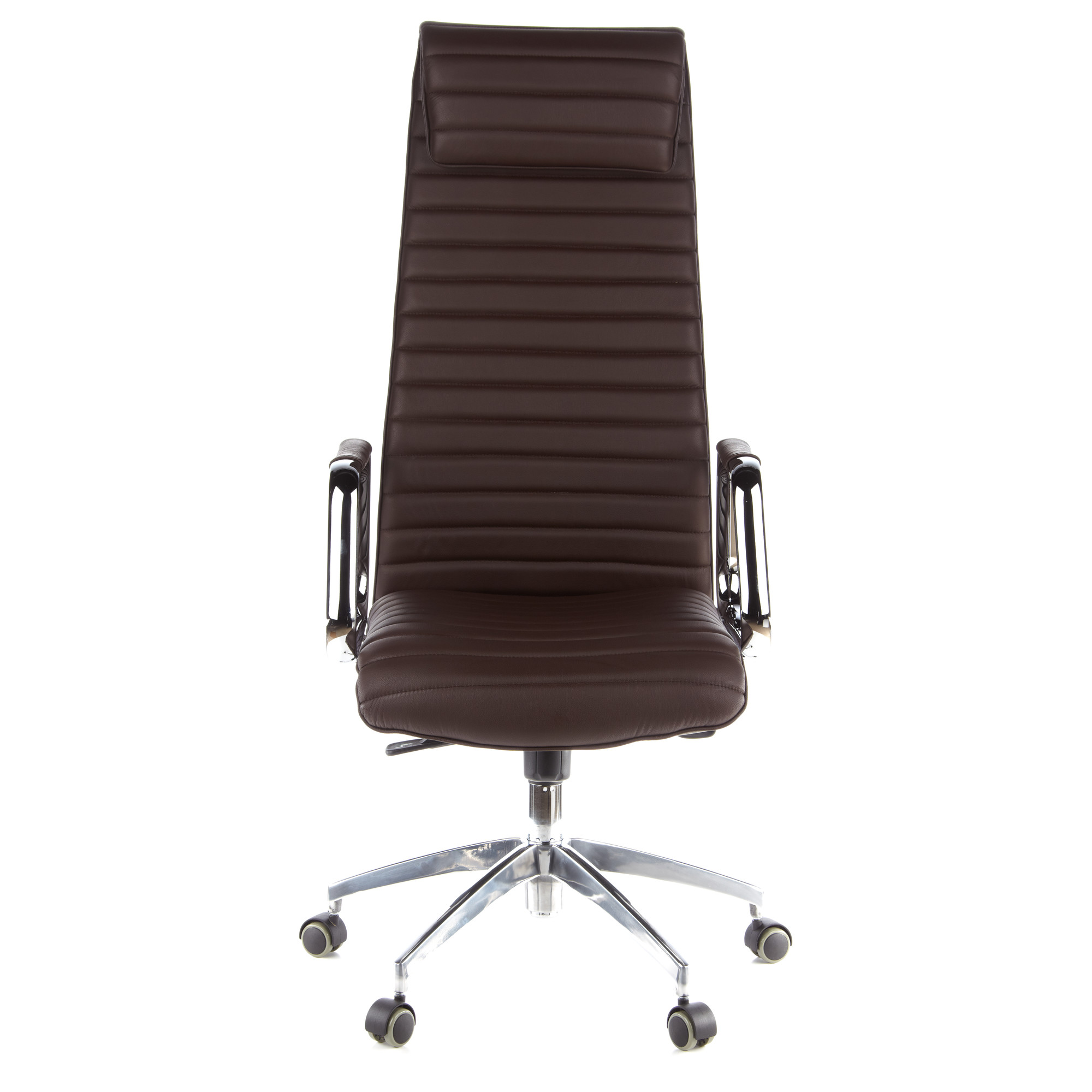 ASPERA 20 Office chair with castors Nappa leather Brown