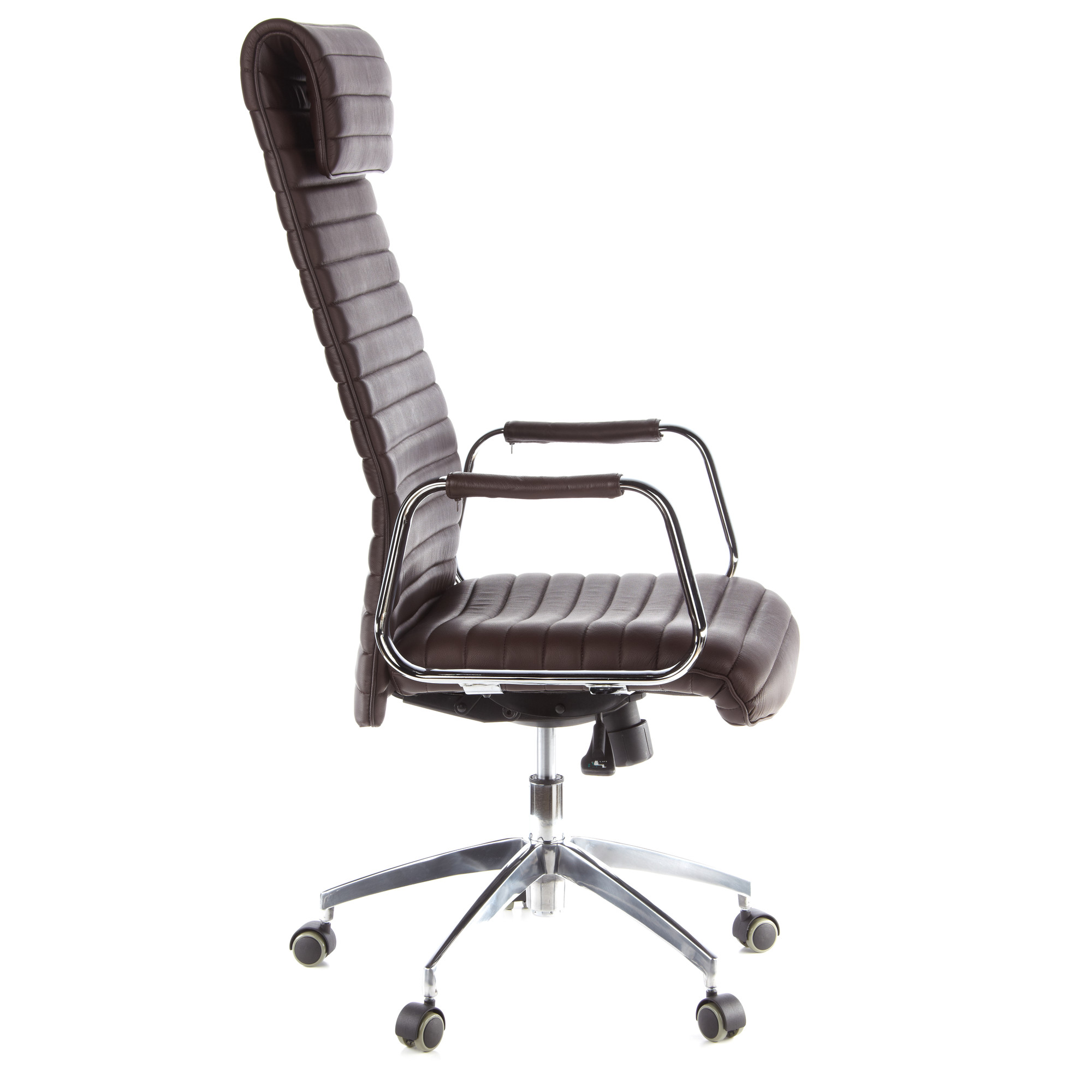 ASPERA 20 Office chair with castors Nappa leather Brown