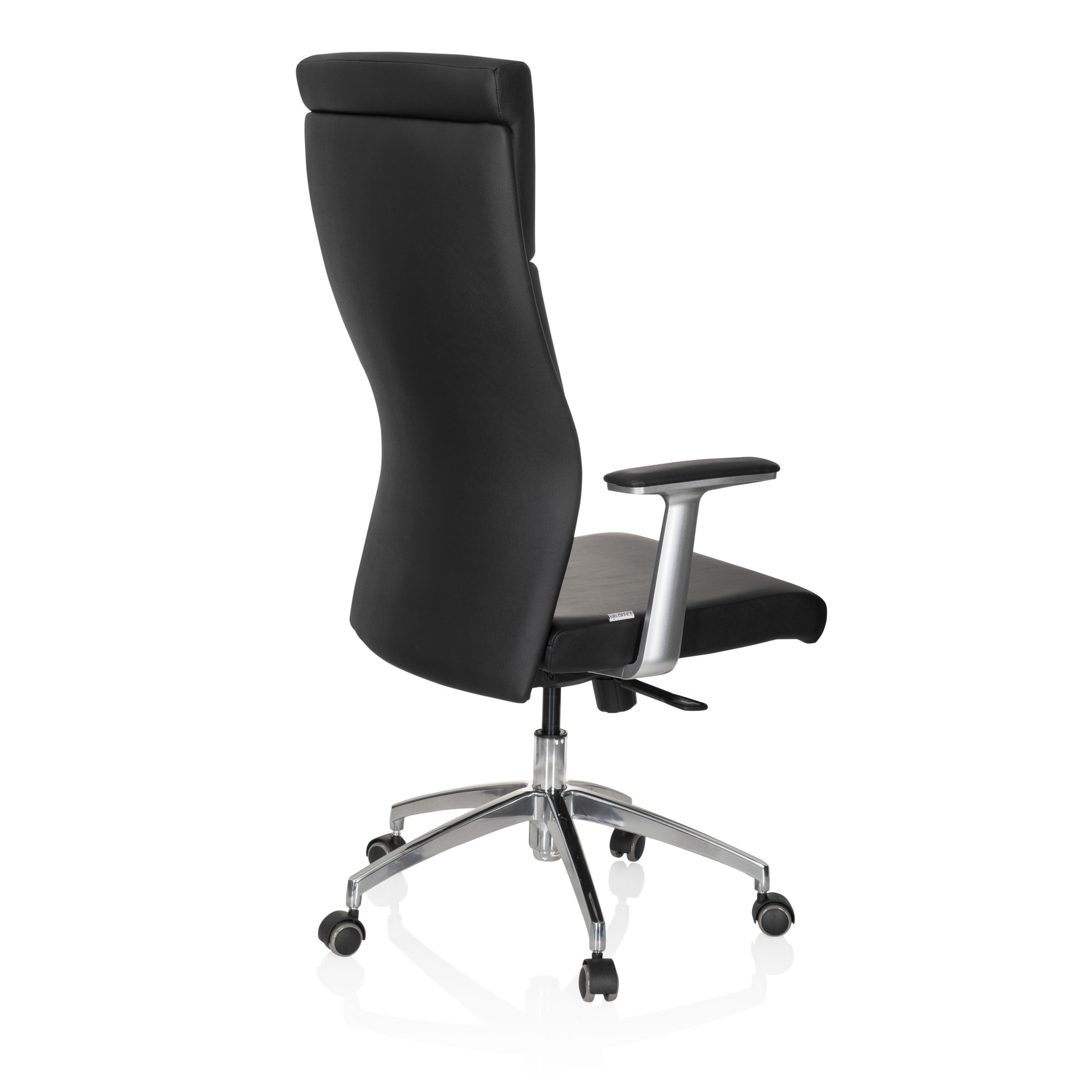 MONZA 20 Swivel Office Chair Leather Black