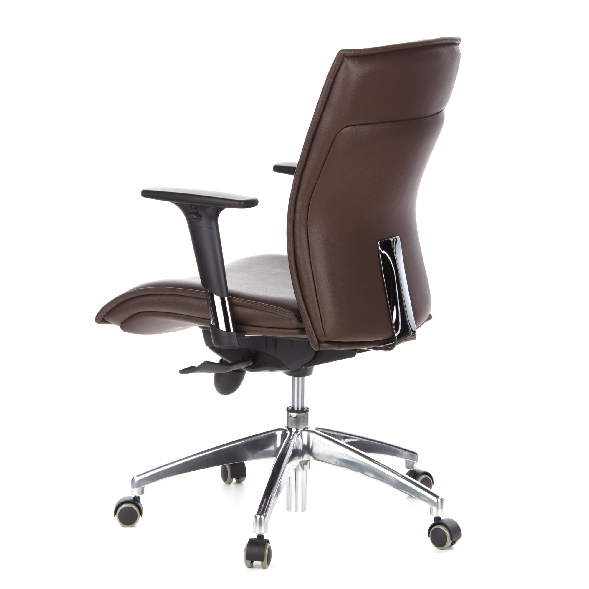 MURANO 10  Office chair with wheels Leather Brown