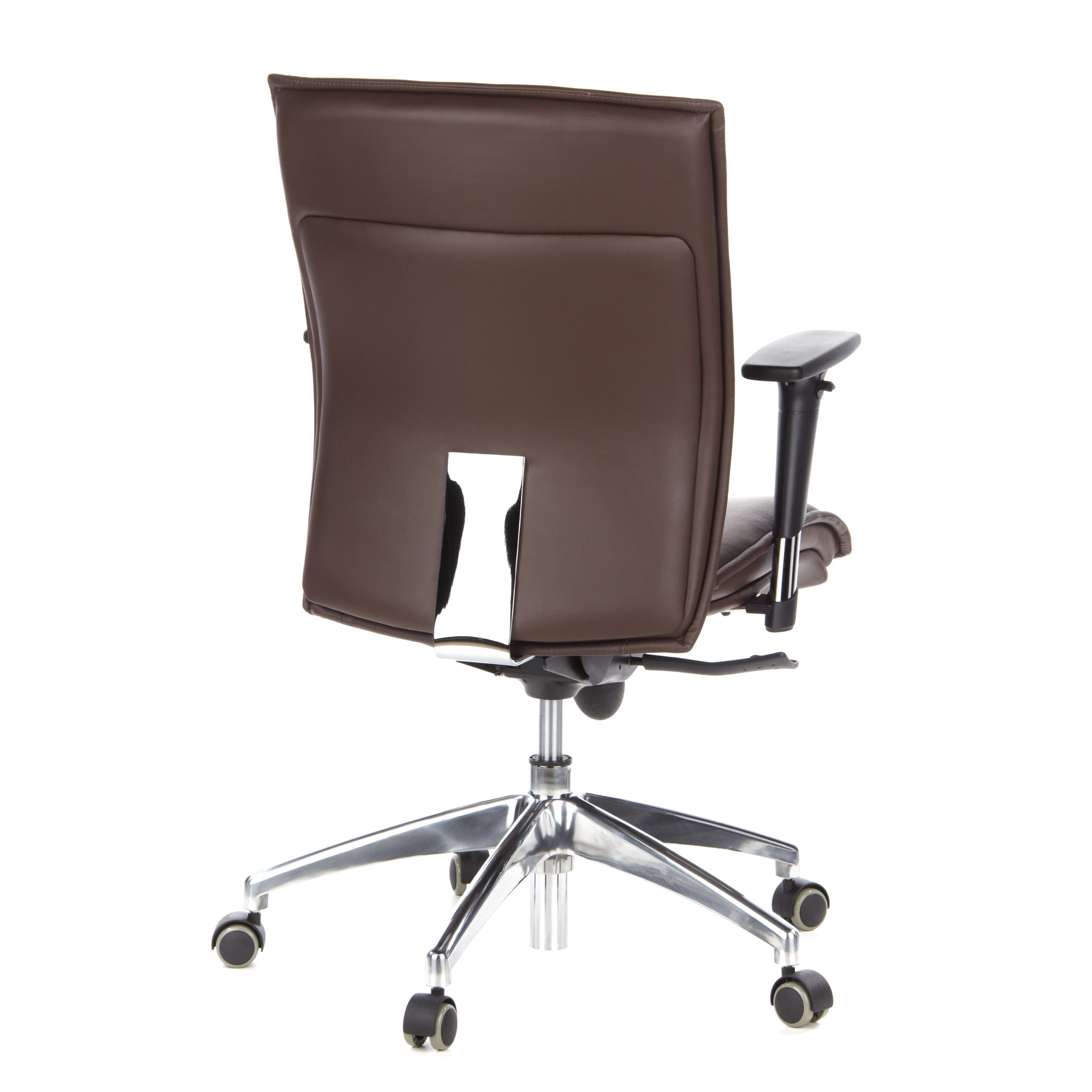 MURANO 10  Office chair with wheels Leather Brown