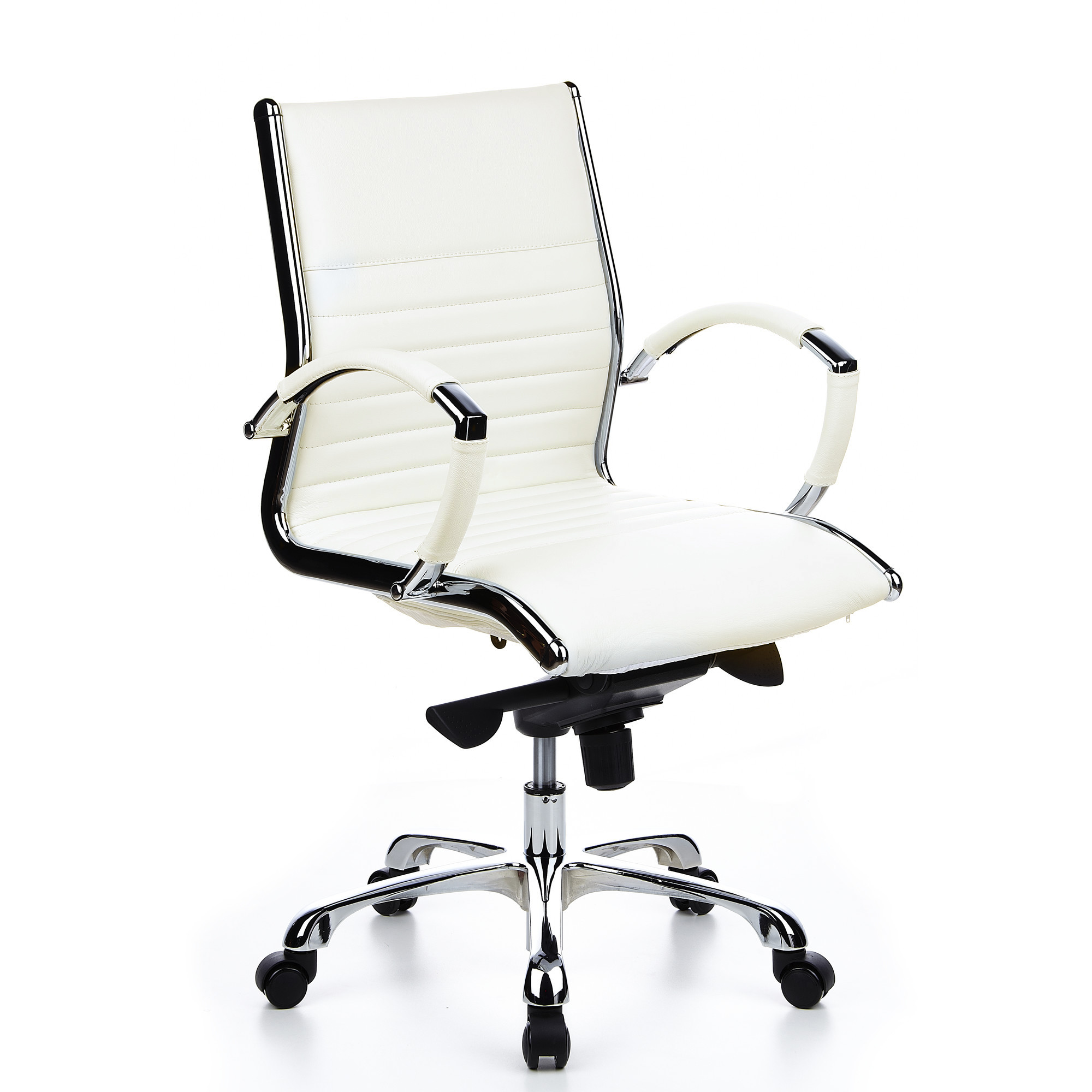 PARMA 10 Office chair leather White