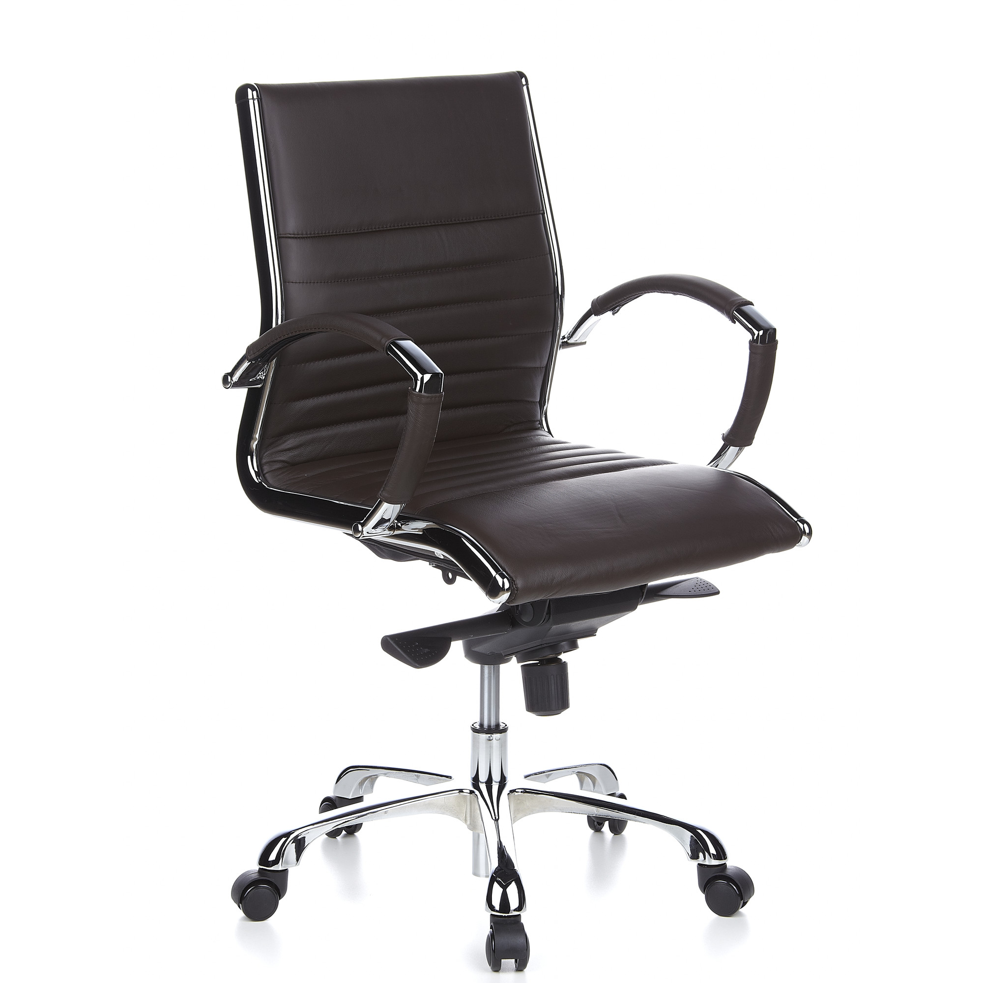PARMA 10 Office chair leather brown