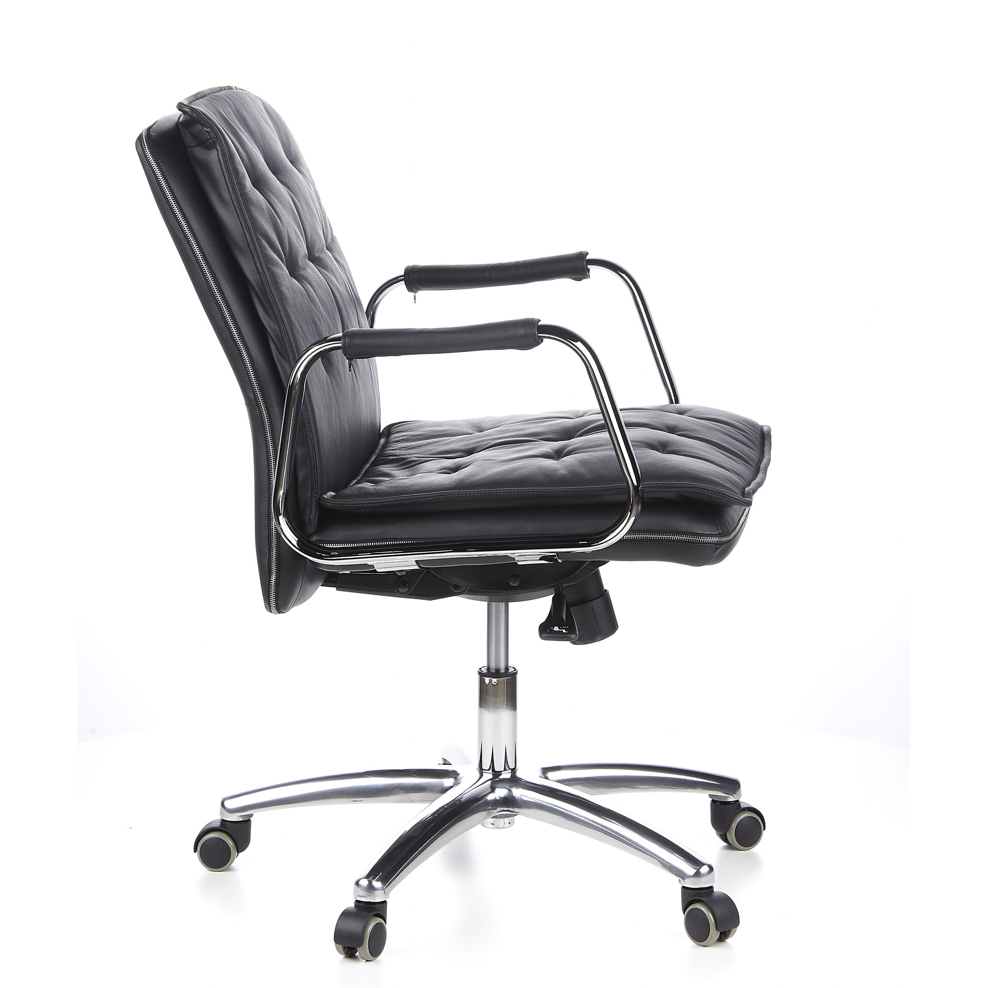 VILLA 10 Office Chair Leather Black