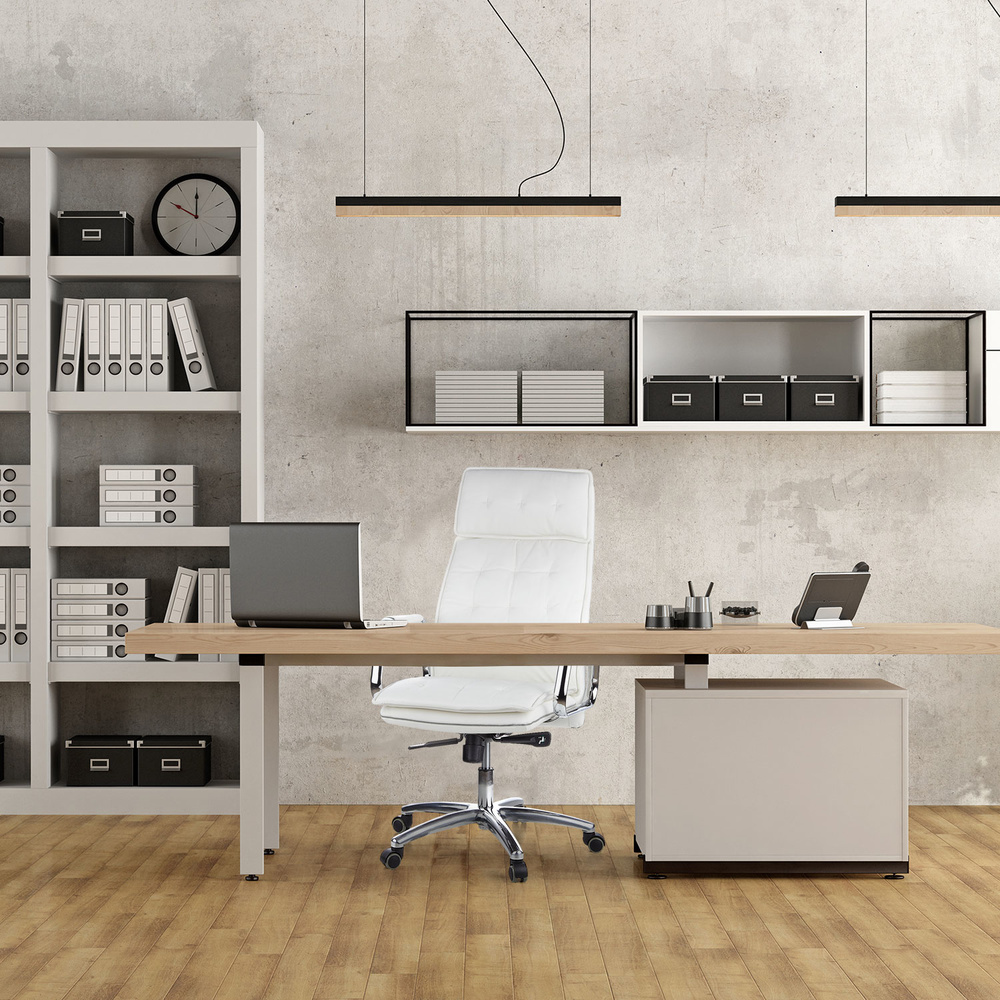 CHAIR 20 Office chair Nappa leather White